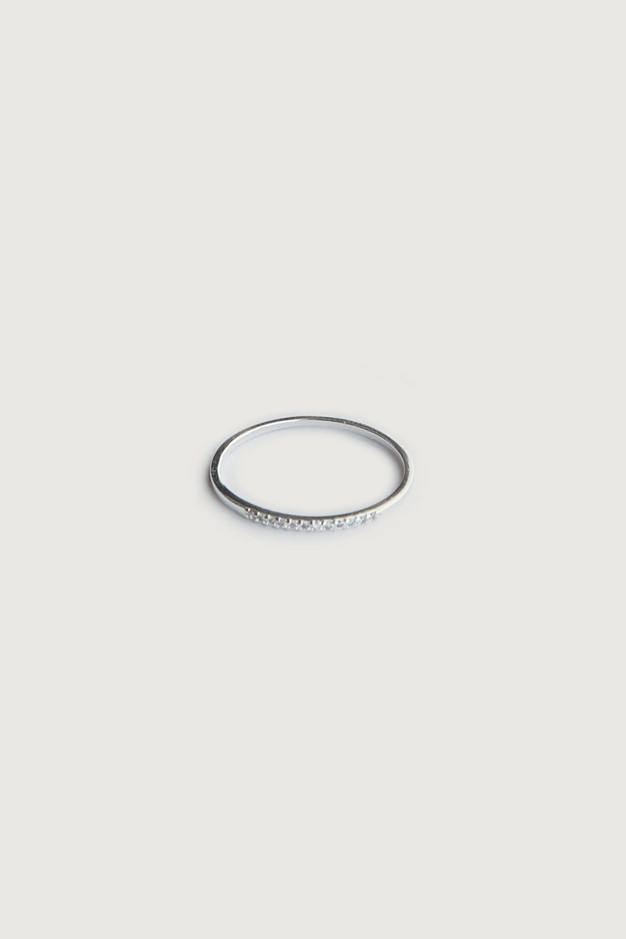 silver RING WITH TINY STONES sold by OAK AND FORT product image thumbnail 5