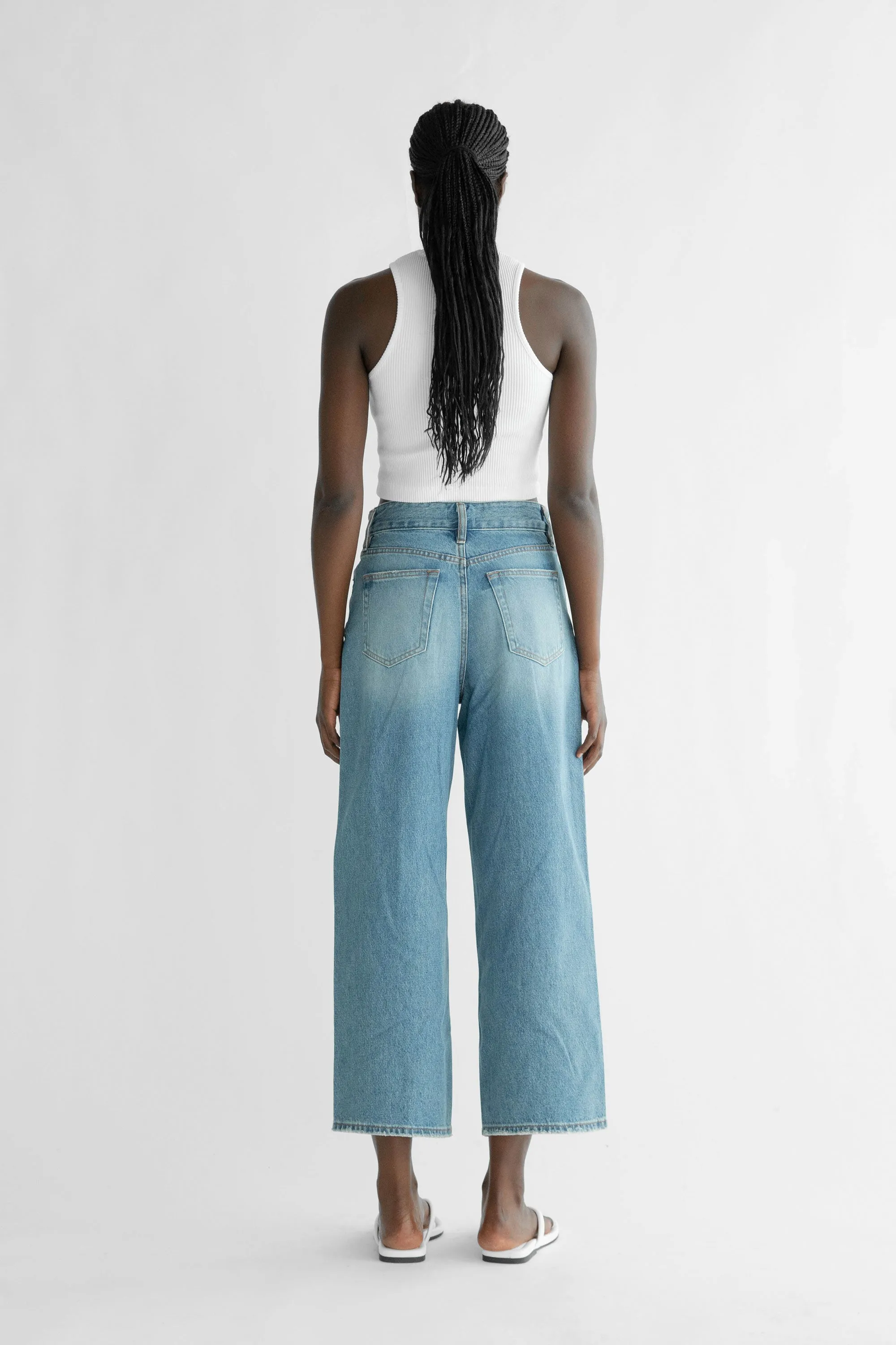 OAK 88 CROPPED MID-RISE RELAXED FIT JEAN sold by OAK AND FORT product image thumbnail 5