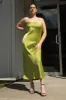 STRAPLESS SATIN DRESS sold by OAK AND FORT
