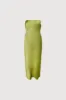 STRAPLESS SATIN DRESS sold by OAK AND FORT