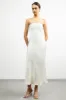 STRAPLESS SATIN DRESS sold by OAK AND FORT