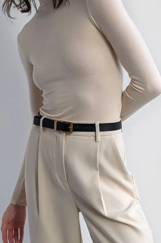 GENUINE LEATHER SQUARE BUCKLE BELT sold by OAK AND FORT
