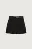 PLEATED MINI SKIRT WITH SIDE BELT sold by OAK AND FORT