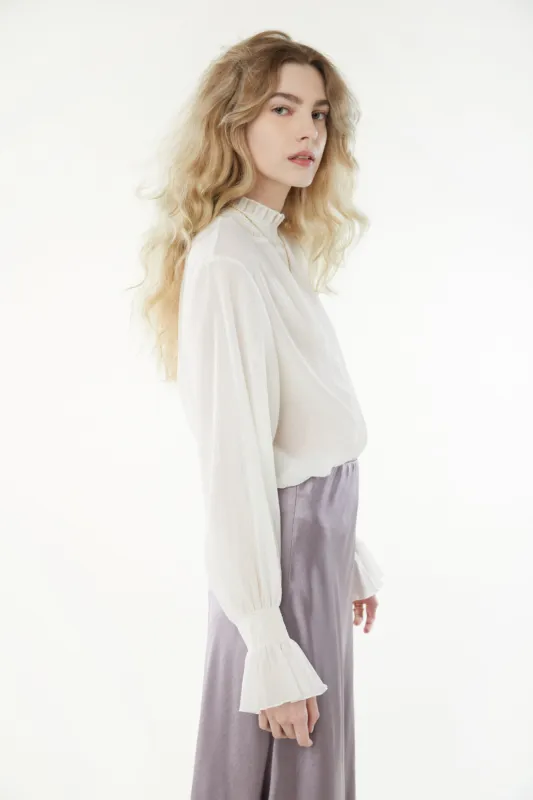 MOCKNECK BLOUSE sold by OAK AND FORT