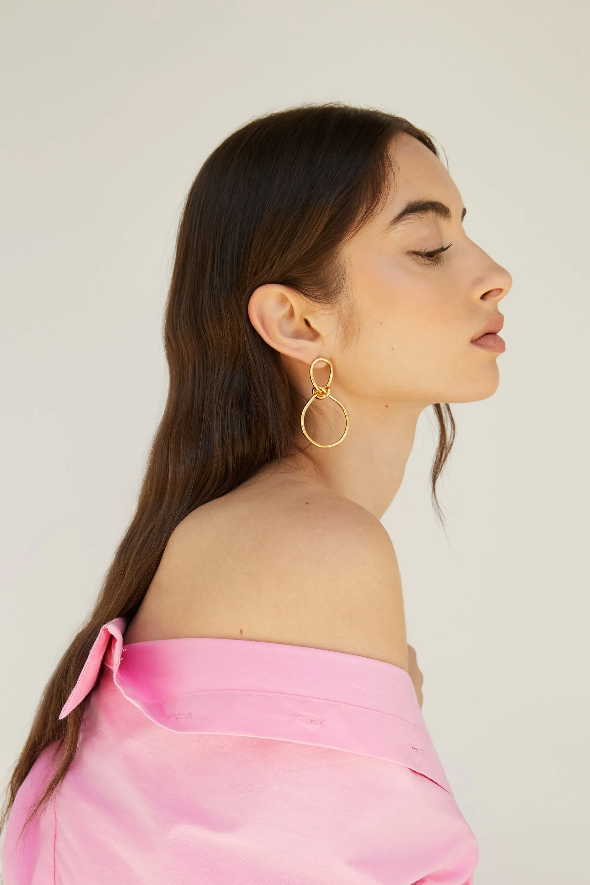 KNOT DROP EARRING sold by OAK AND FORT