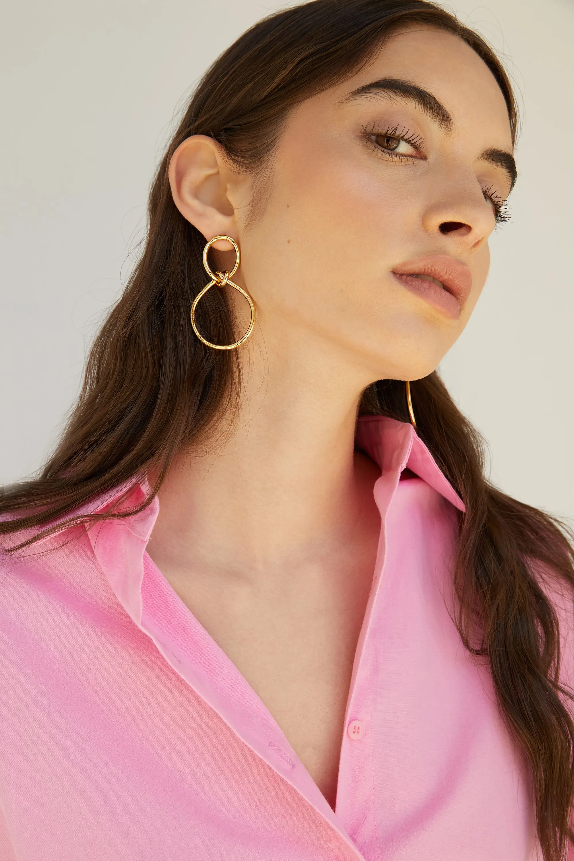 KNOT DROP EARRING sold by OAK AND FORT product image thumbnail 2