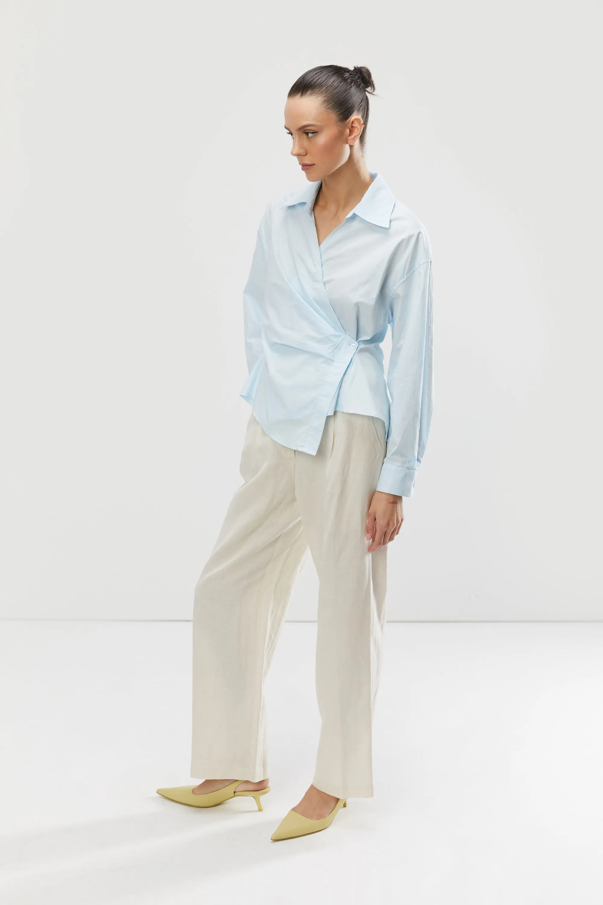 WRAP AROUND SHIRT sold by OAK AND FORT product image thumbnail 3