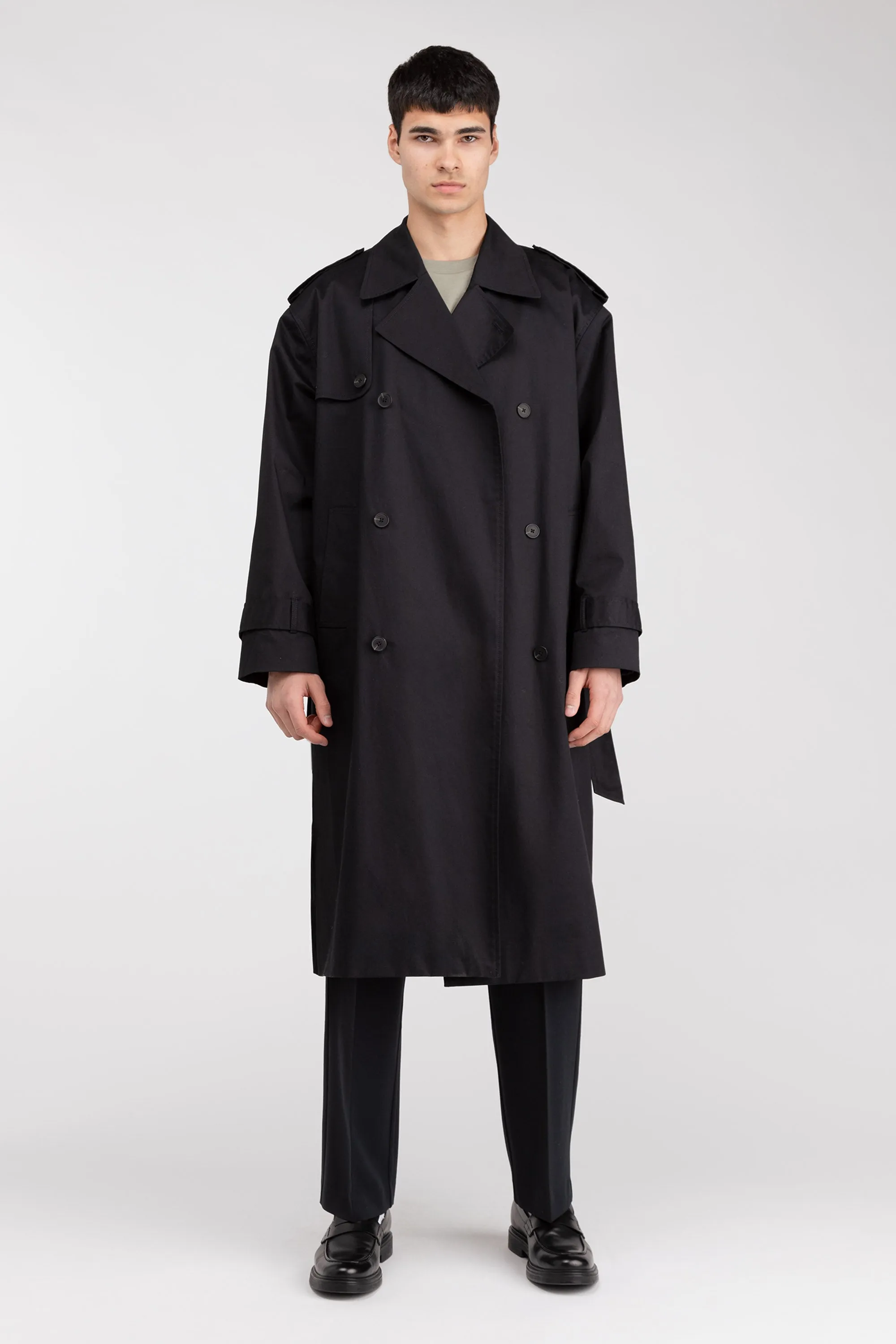 WATER REPELLENT COTTON TRENCH COAT sold by OAK AND FORT product image thumbnail 5