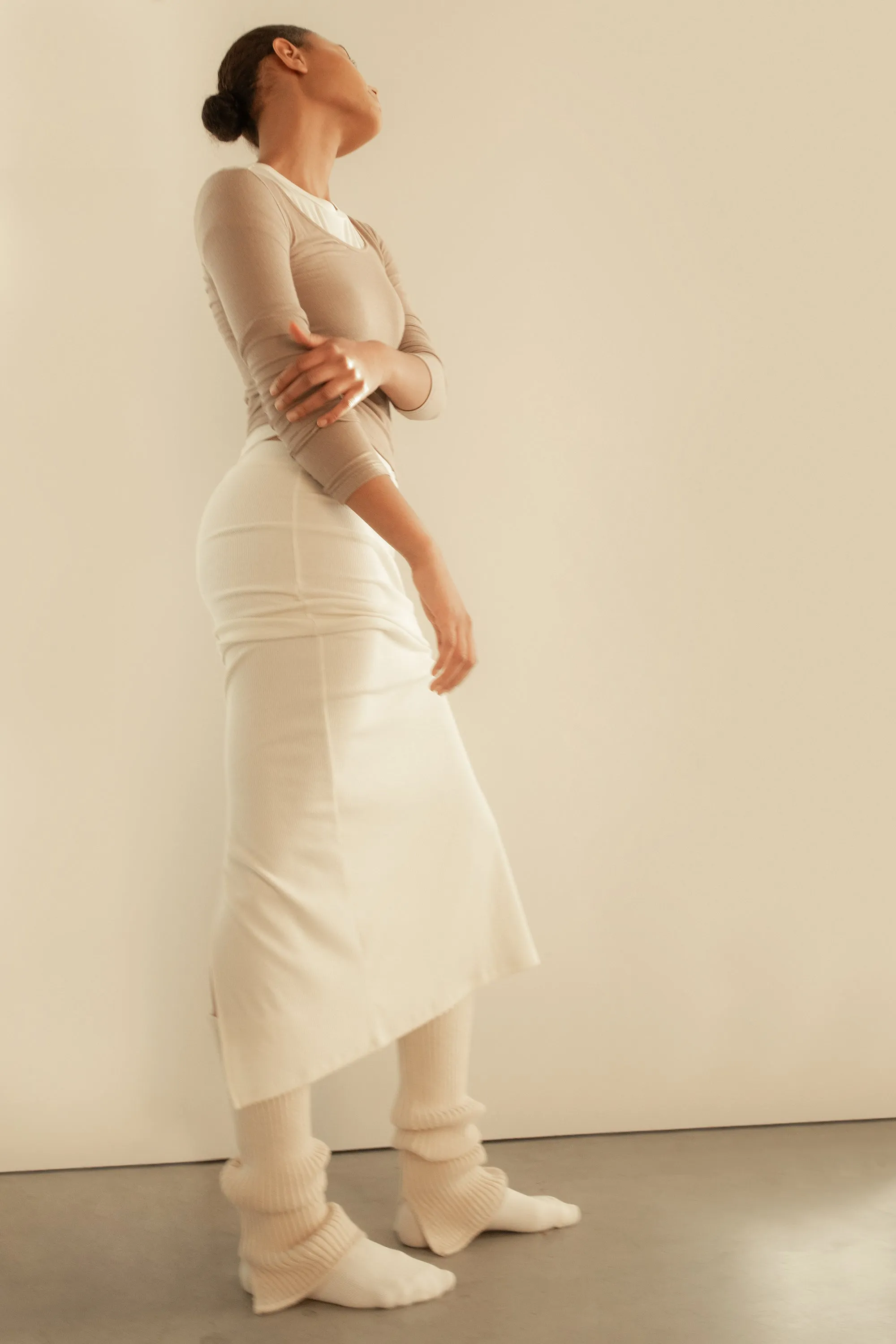 SCOOP NECK LONG SLEEVE TOP sold by OAK AND FORT product image thumbnail 5