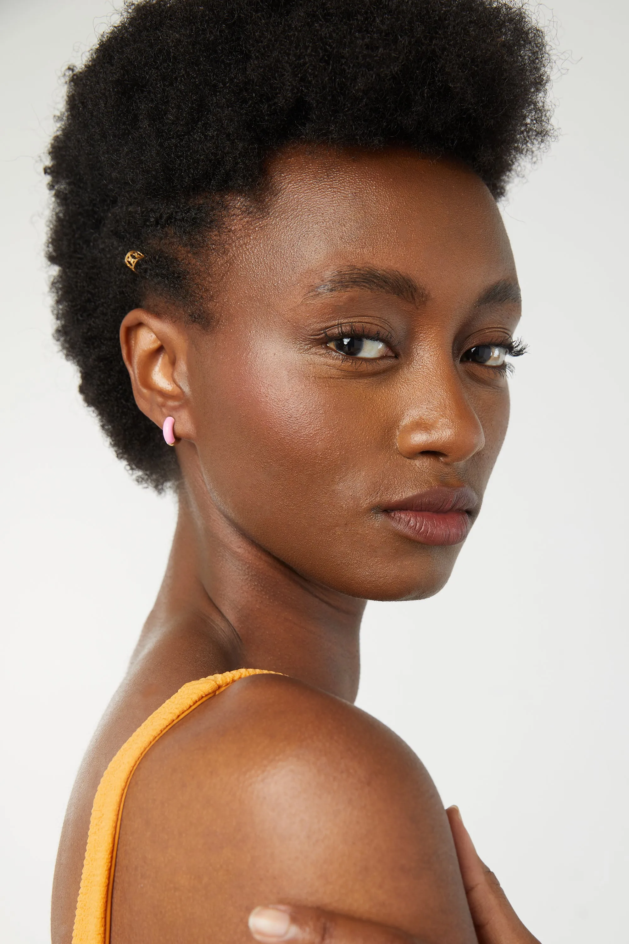 SMALL ENAMEL HOOP sold by OAK AND FORT