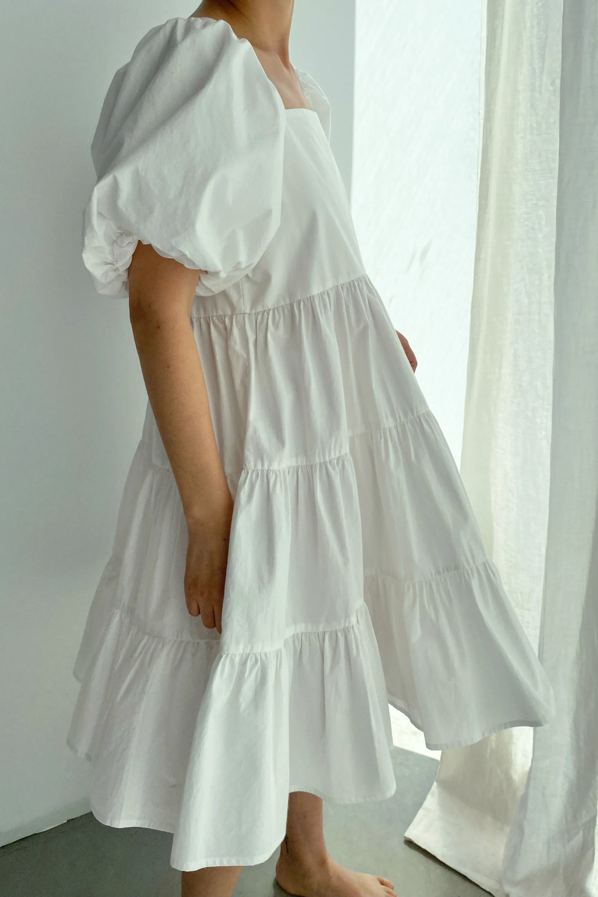 PUFF SLEEVE DRESS sold by OAK AND FORT product image thumbnail 4