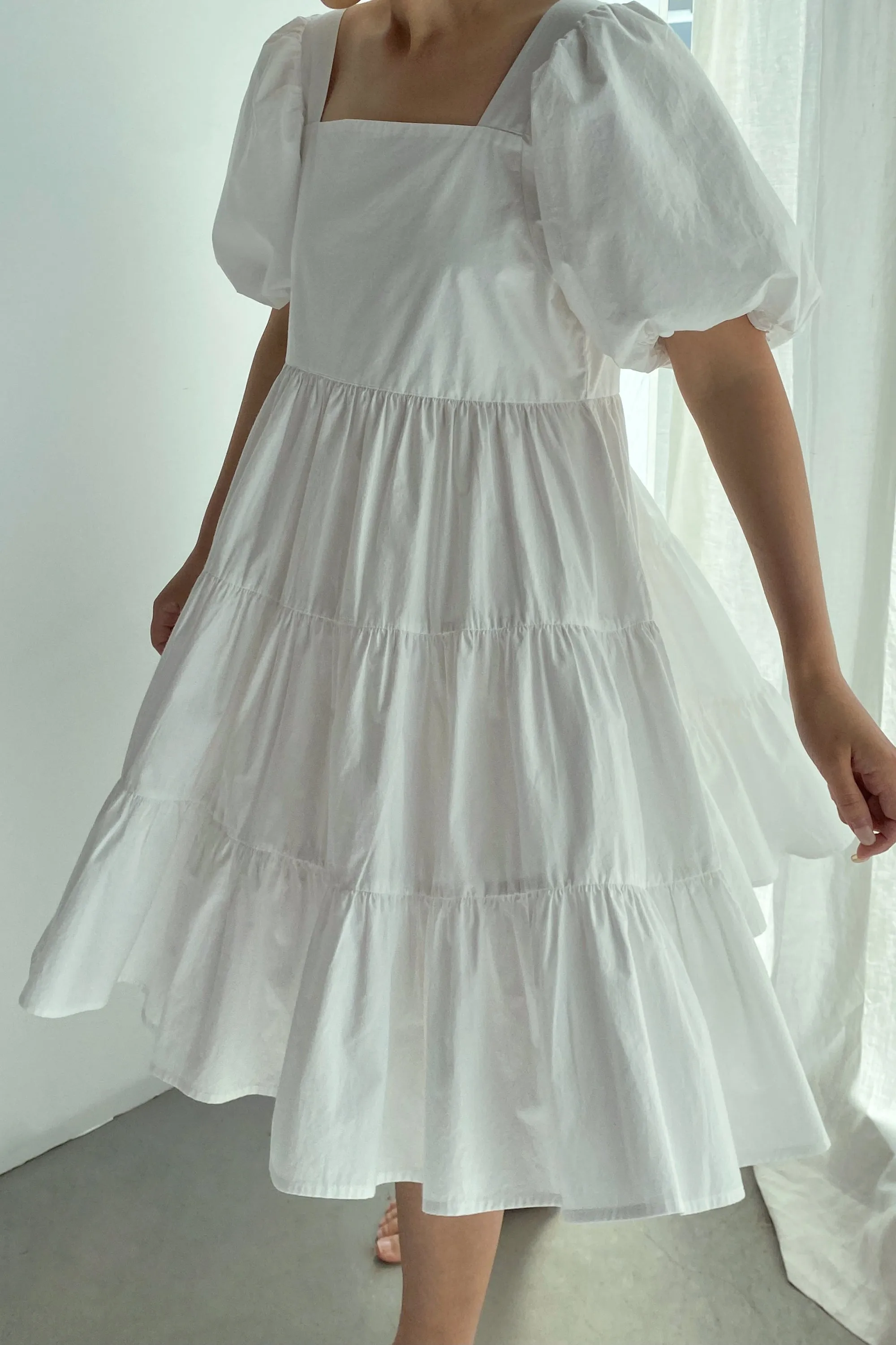 PUFF SLEEVE DRESS sold by OAK AND FORT