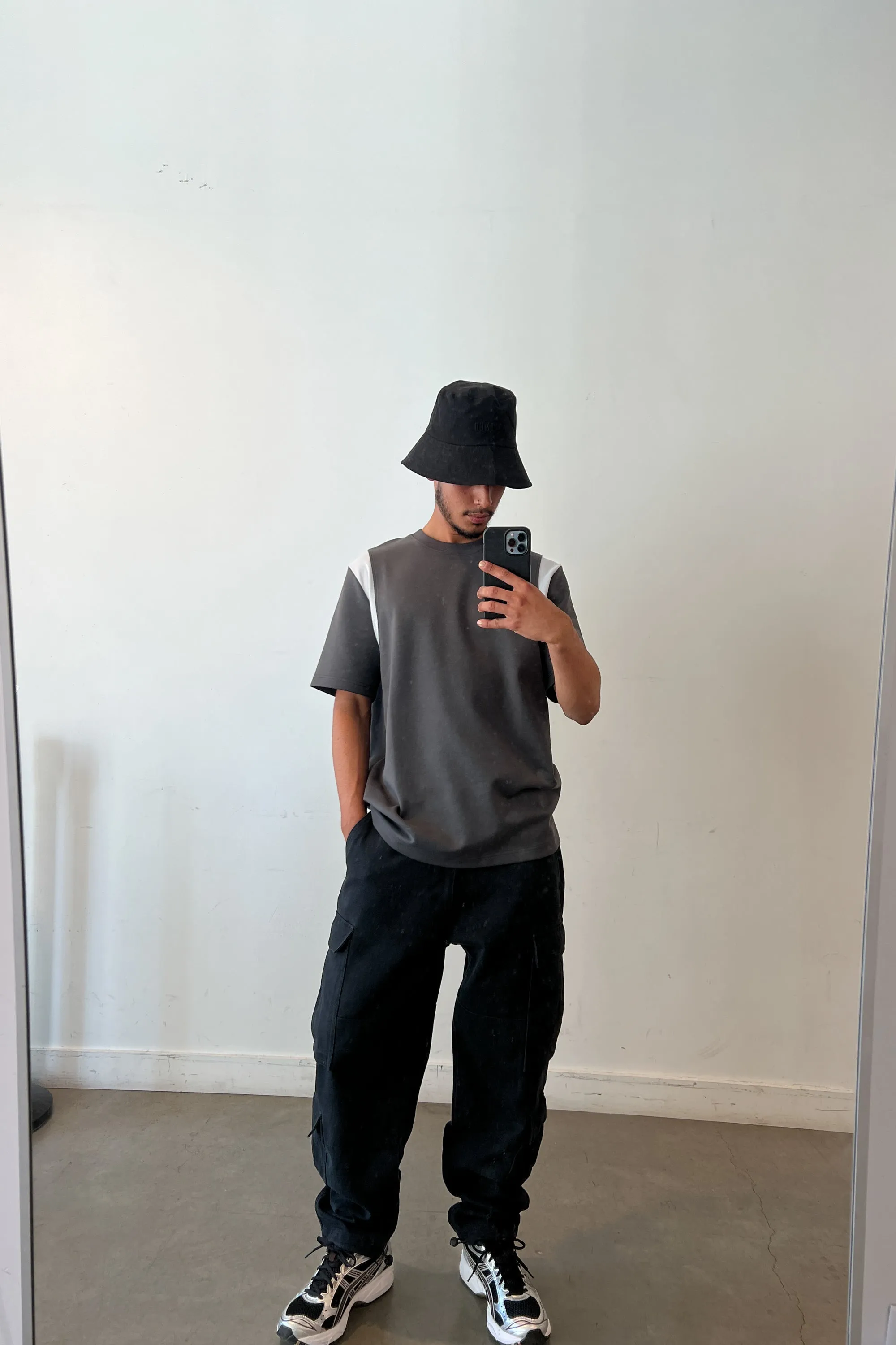 SHOULDER PANEL T-SHIRT sold by OAK AND FORT