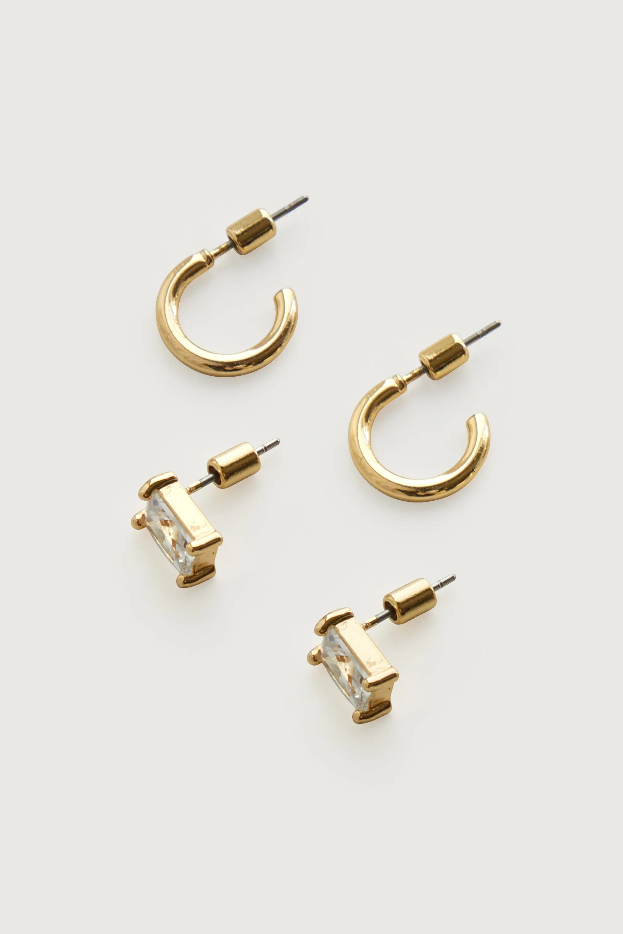 STUD AND HOOP SET sold by OAK AND FORT product image thumbnail 3