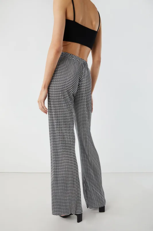 HOUNDSTOOTH PLEATED PANT sold by OAK AND FORT