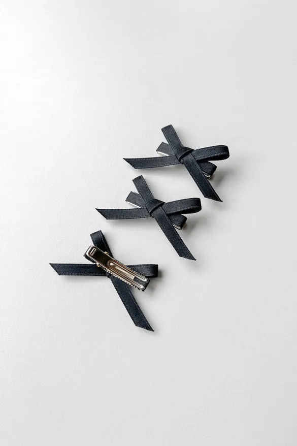 SET OF THREE BOW HAIR CLIPS sold by OAK AND FORT product image thumbnail 5