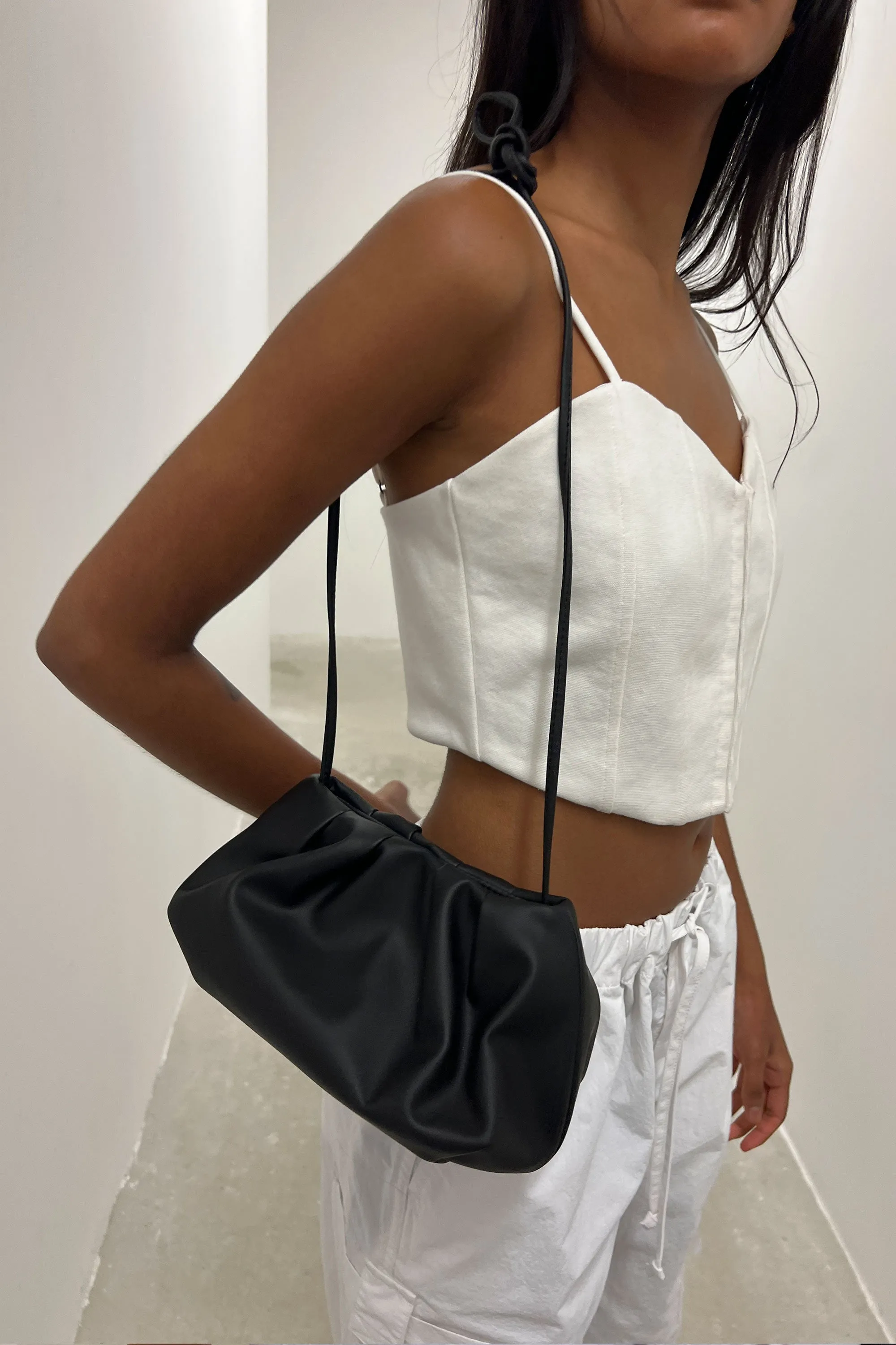 PONTE KNIT CORSET TANK sold by OAK AND FORT product image thumbnail 4