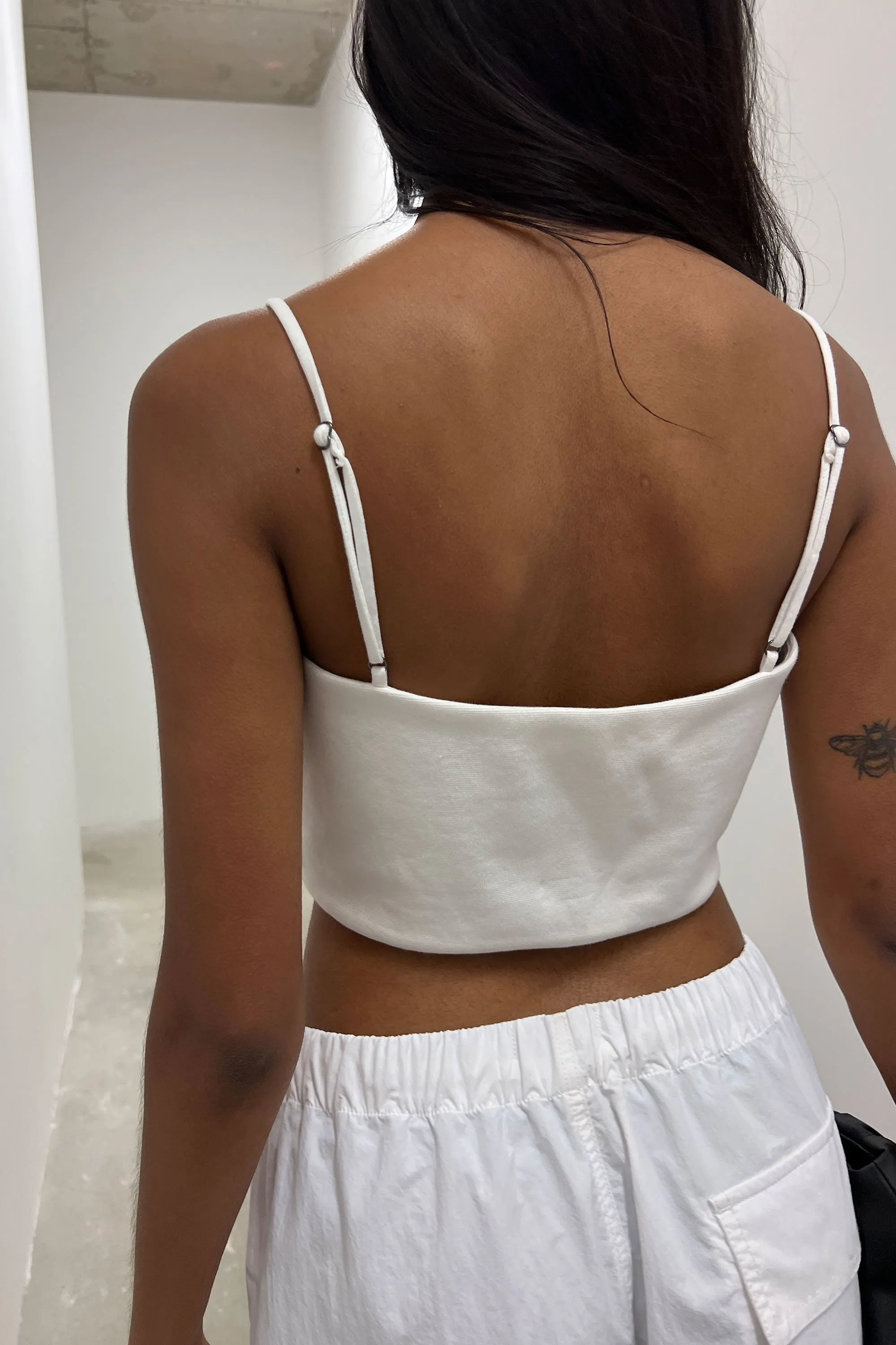 PONTE KNIT CORSET TANK sold by OAK AND FORT product image thumbnail 3