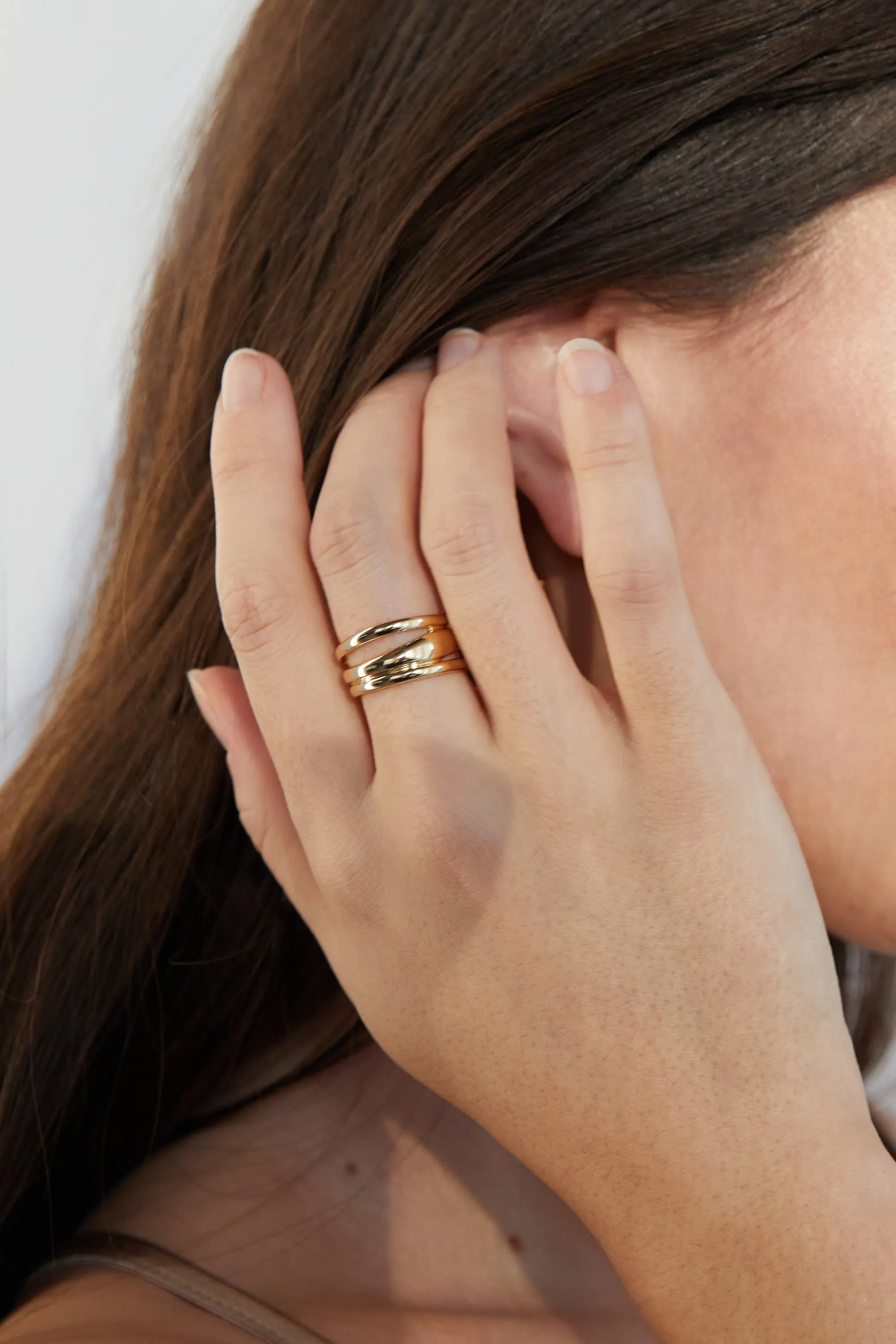 NESTED BAND RING sold by OAK AND FORT