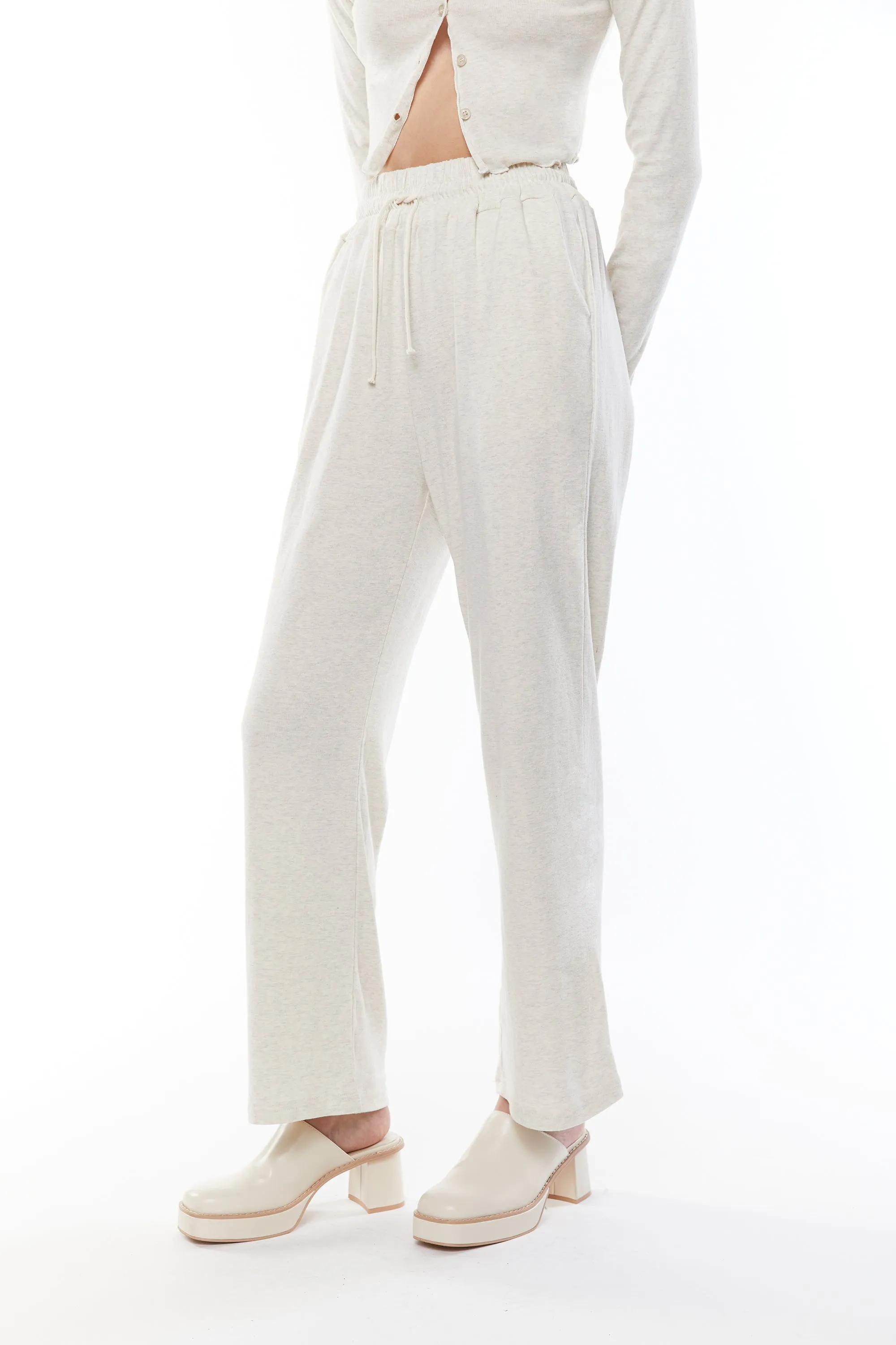 BUTTONED LONG SLEEVE AND STRAIGHT LEG PANT SET sold by OAK AND FORT product image thumbnail 3