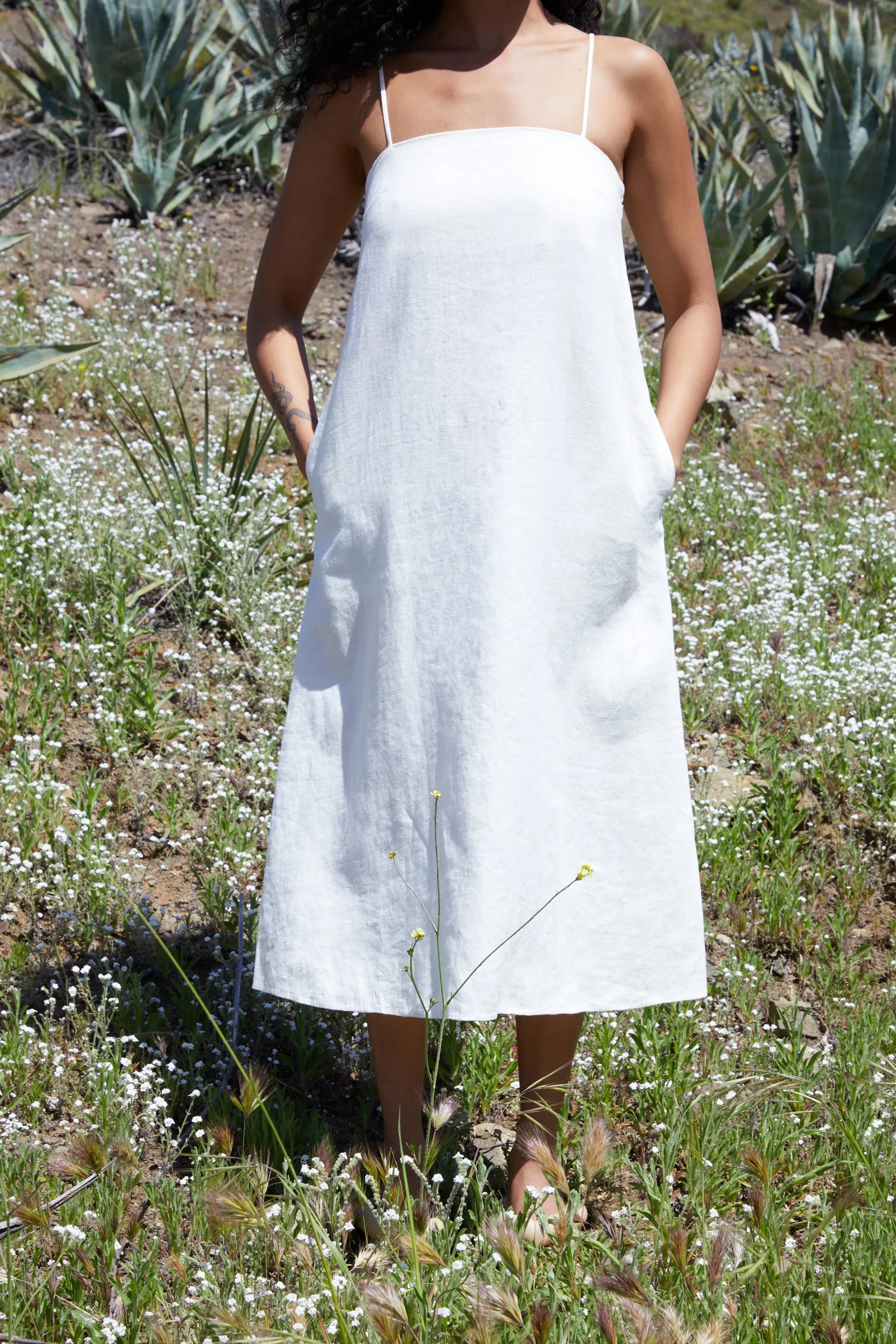 100% LINEN TENT DRESS sold by OAK AND FORT product image thumbnail 3