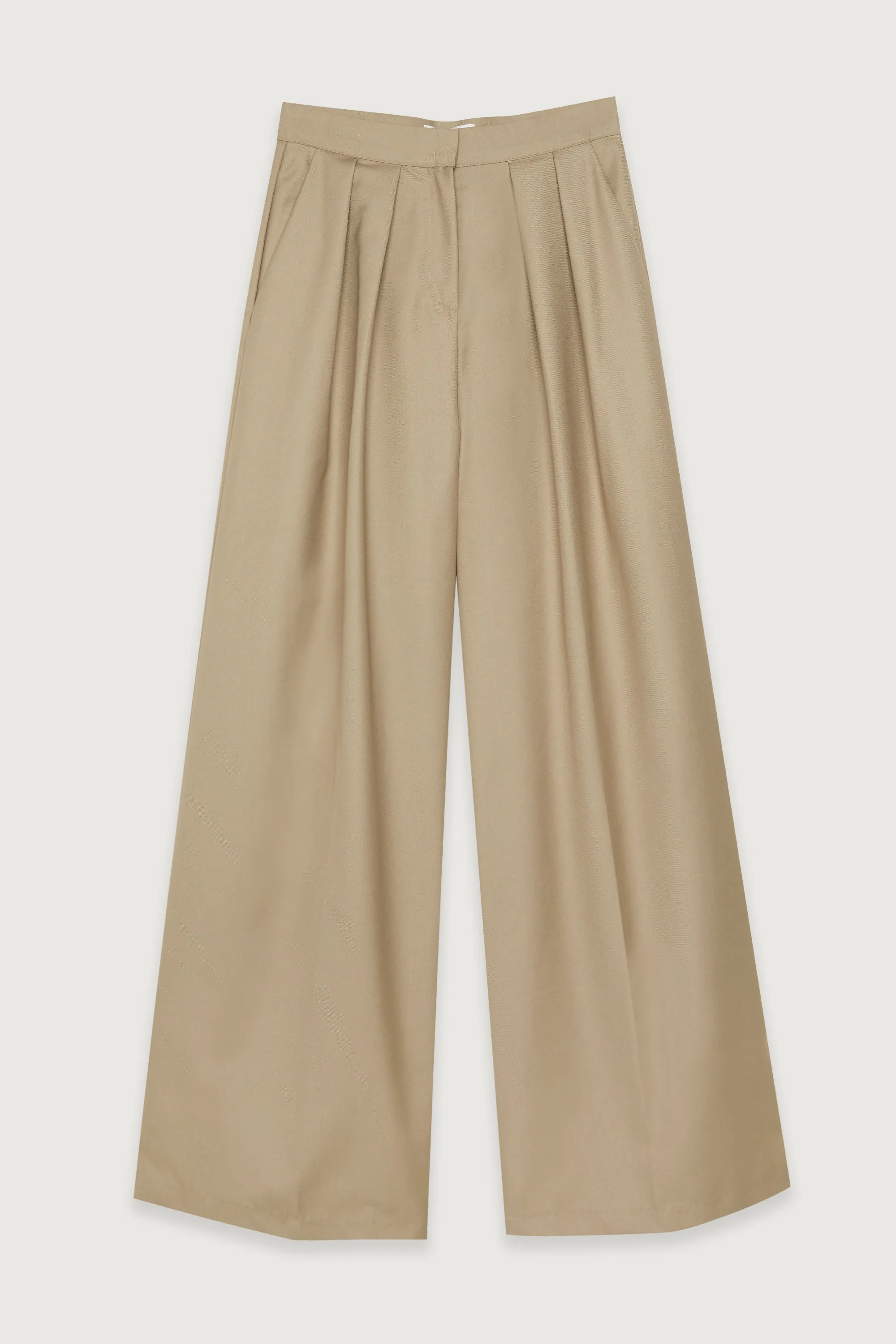 WIDE LEG PANT WITH PLEATS sold by OAK AND FORT product image thumbnail 5
