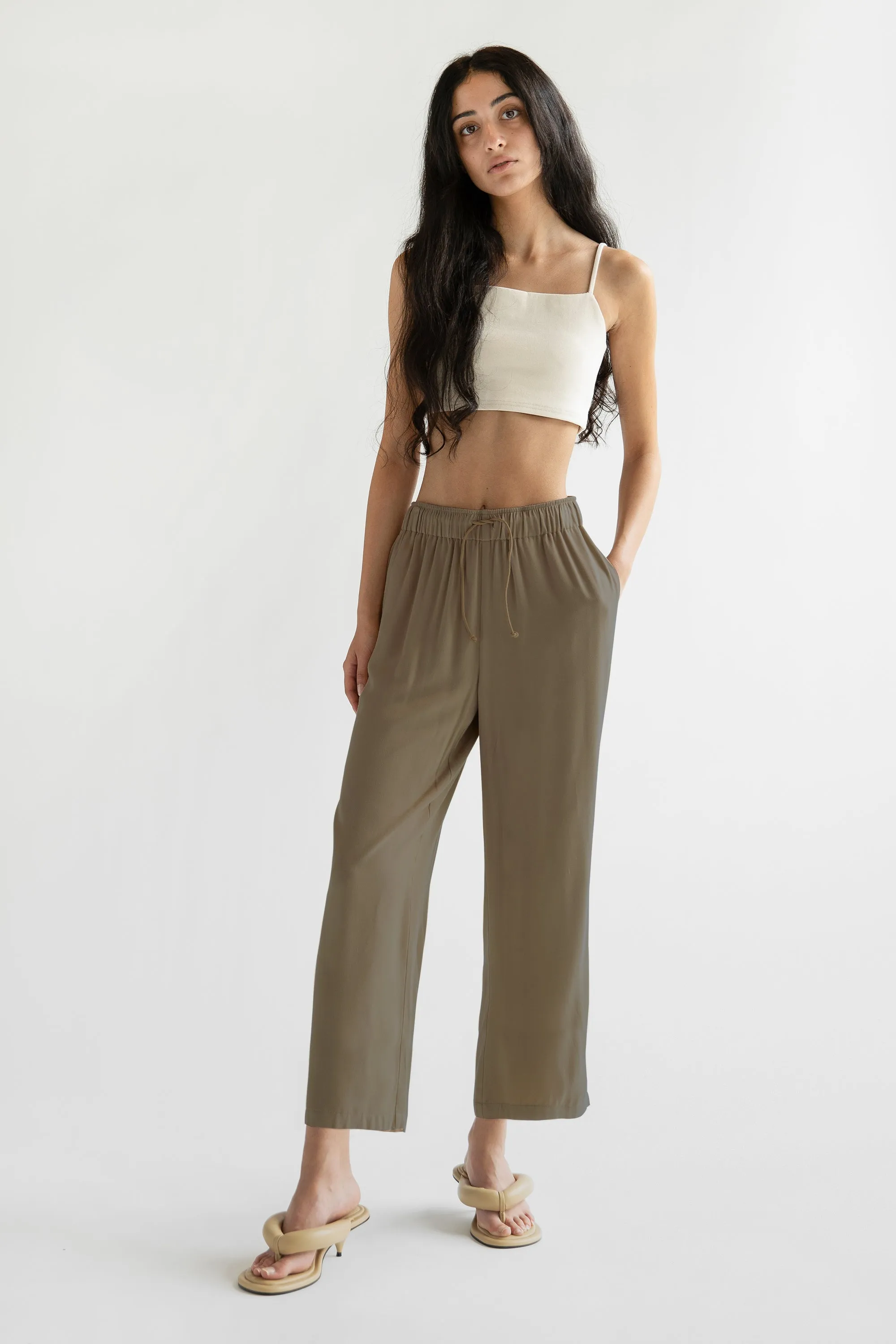 RAYON TWILL PANT sold by OAK AND FORT product image thumbnail 3
