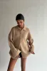 COLLARED RIB-KNIT CARDIGAN sold by OAK AND FORT