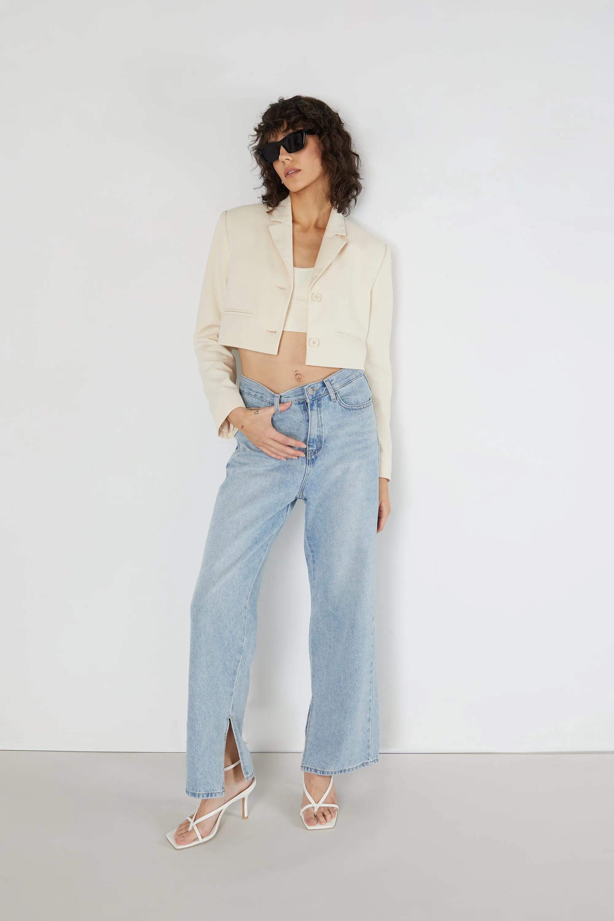 CROPPED BLAZER sold by OAK AND FORT