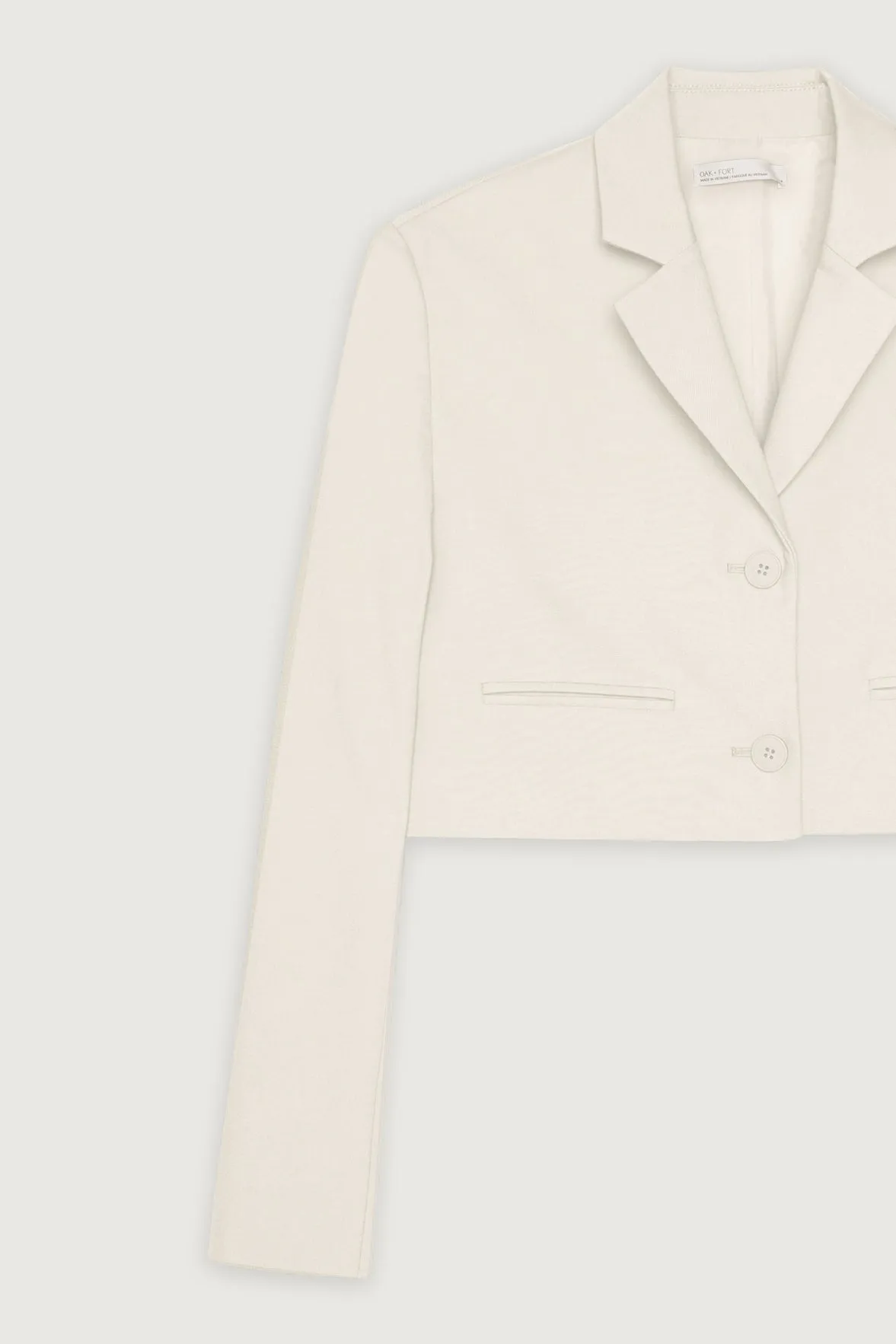 CROPPED BLAZER sold by OAK AND FORT product image thumbnail 5