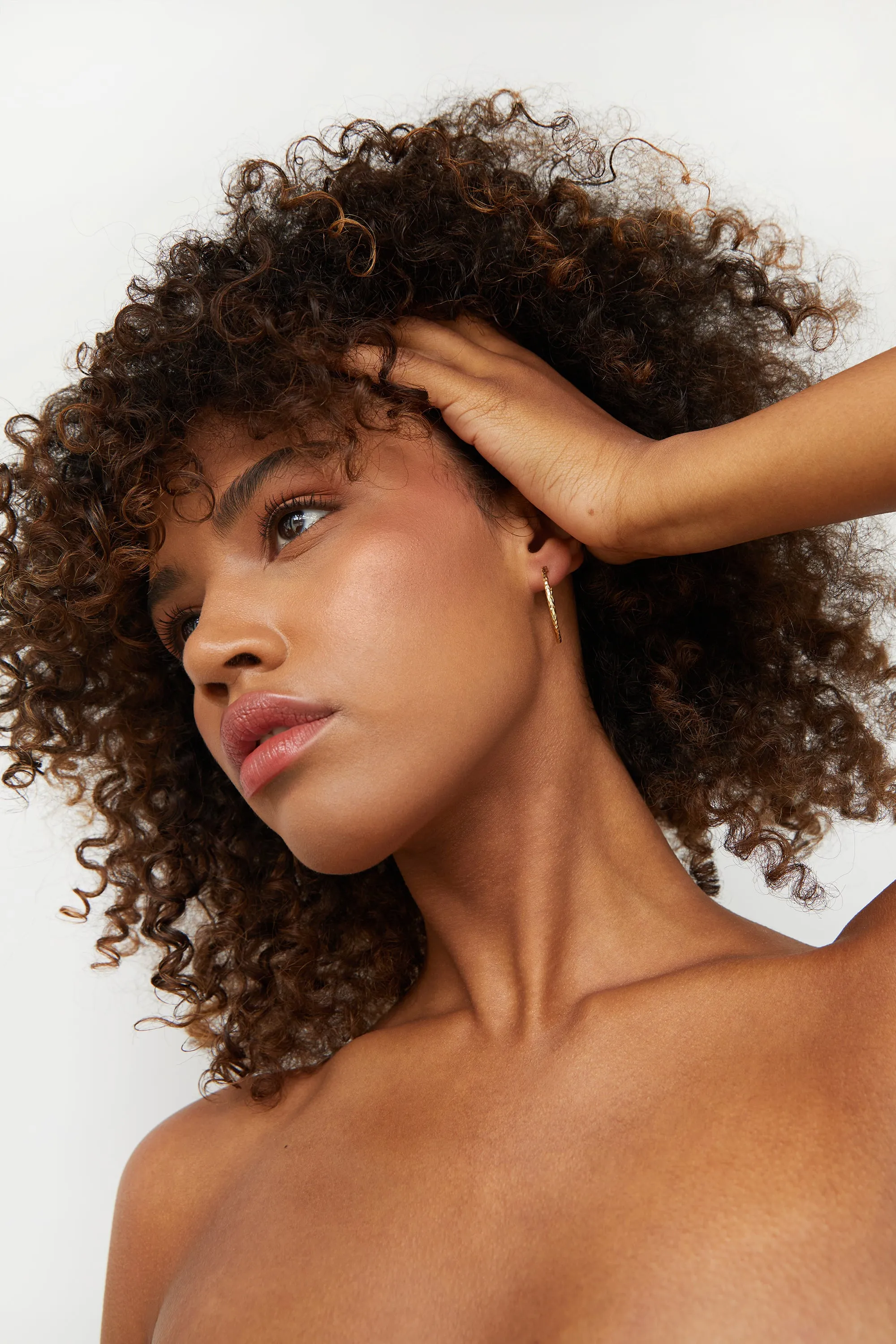 BIG HOOP EARRING sold by OAK AND FORT product image thumbnail 2