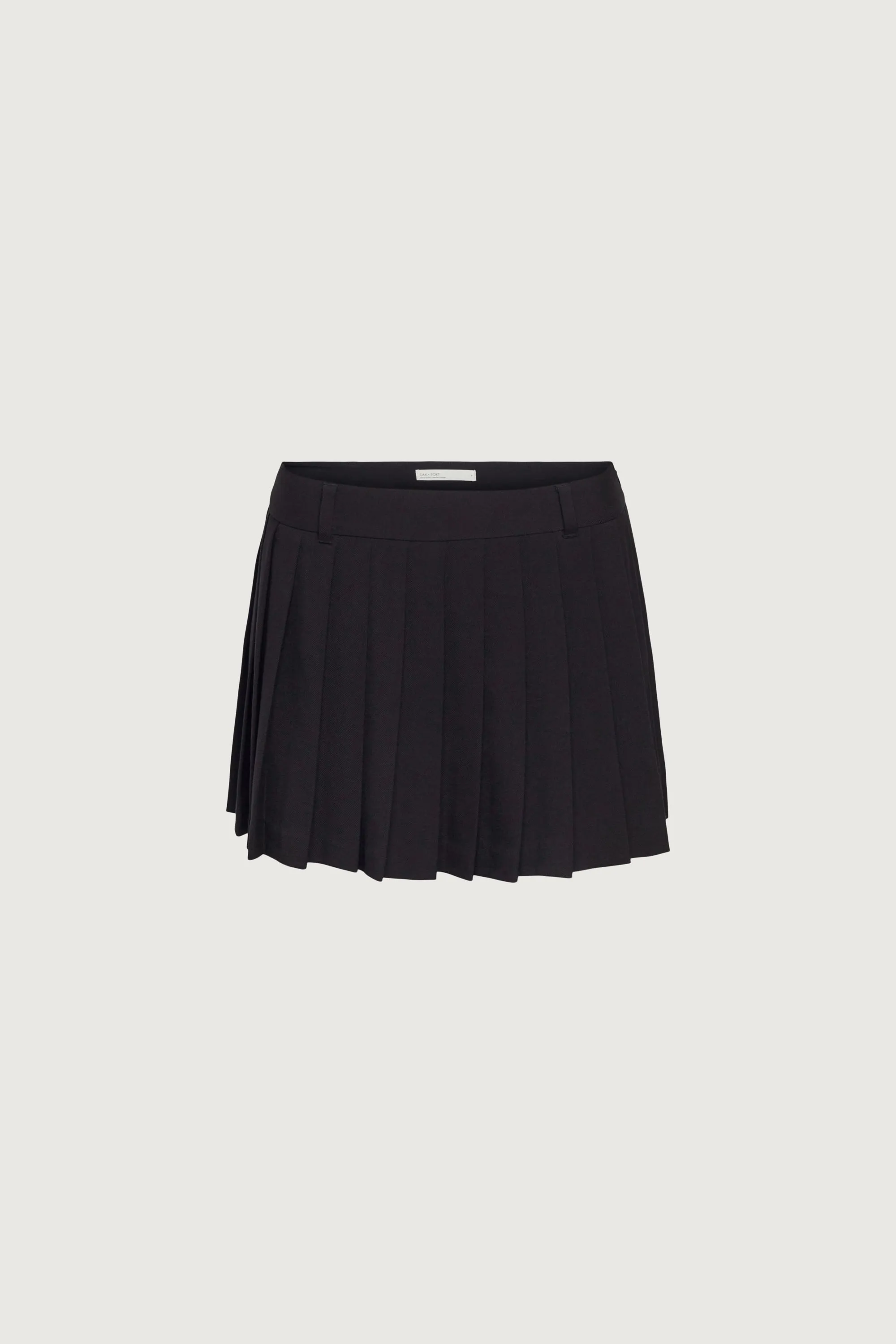 PLEATED SUITING MINI SKIRT sold by OAK AND FORT product image thumbnail 3