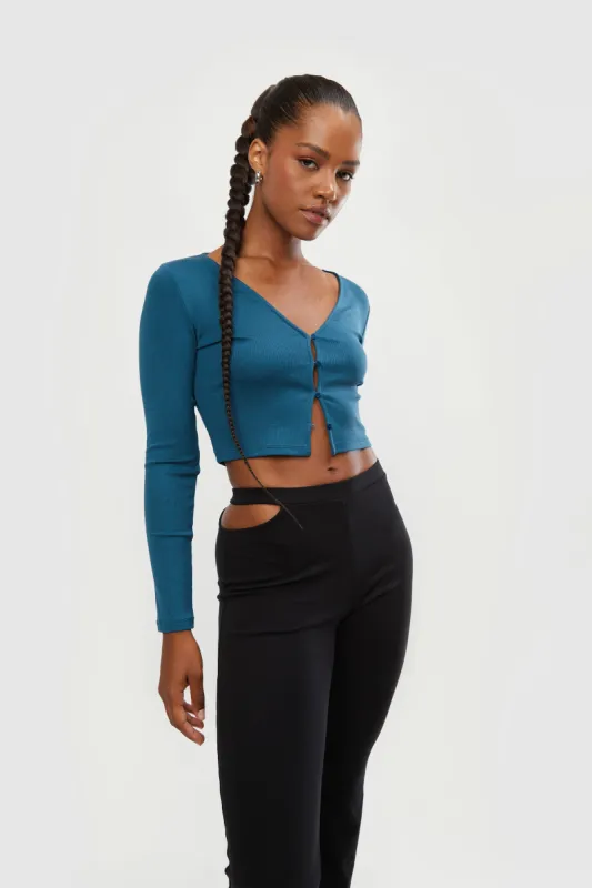 BUTTON KNIT TOP sold by OAK AND FORT