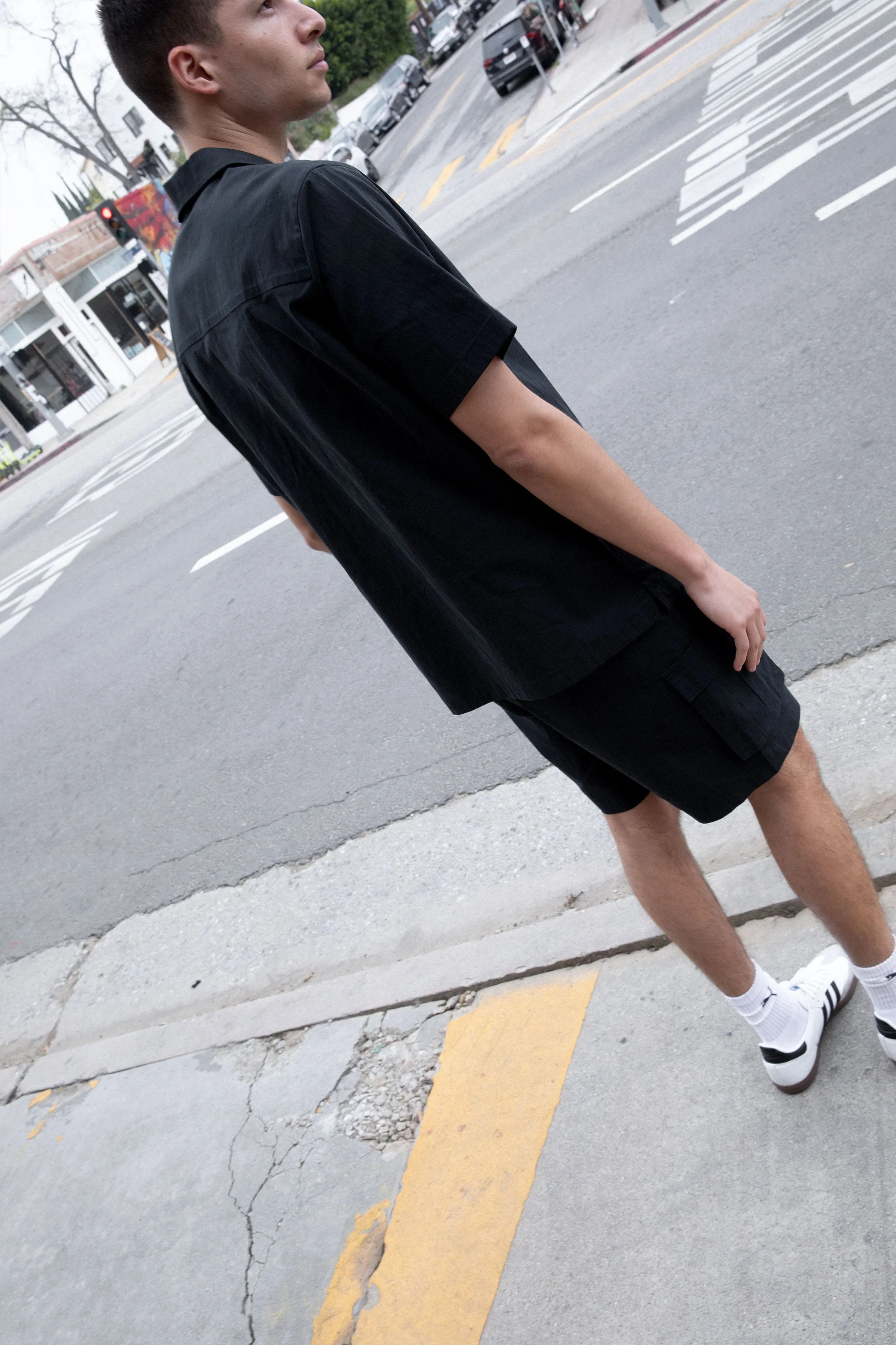 COTTON NYLON CARGO SHIRT sold by OAK AND FORT product image thumbnail 3