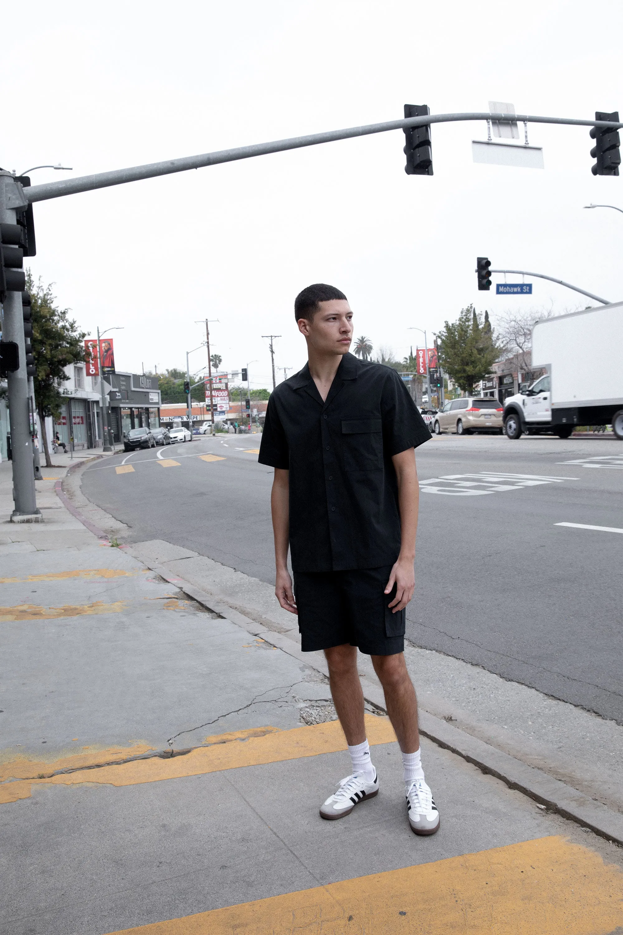 COTTON NYLON CARGO SHIRT sold by OAK AND FORT product image thumbnail 4