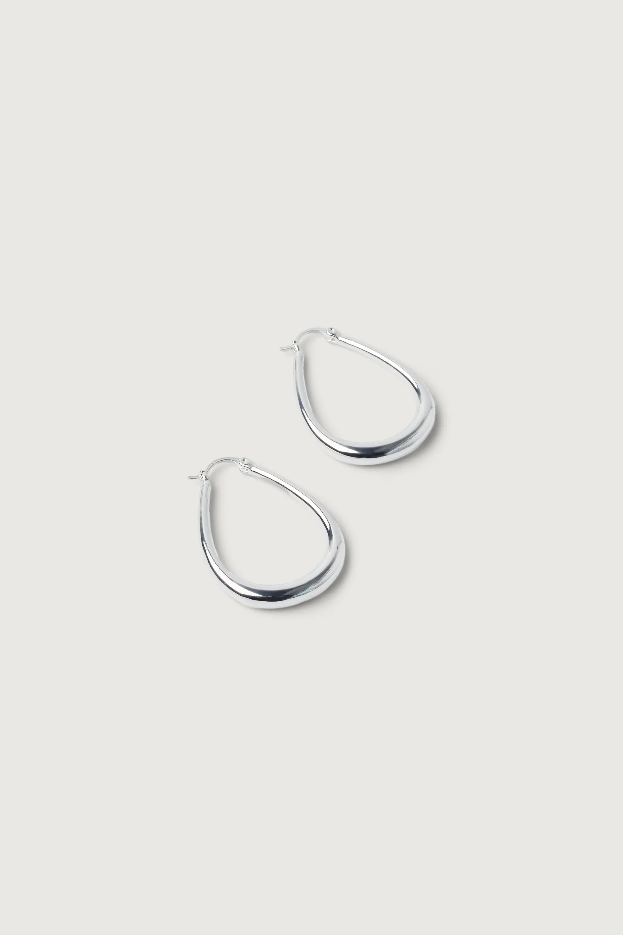LARGE TEAR DROP HOOPS sold by OAK AND FORT product image thumbnail 5