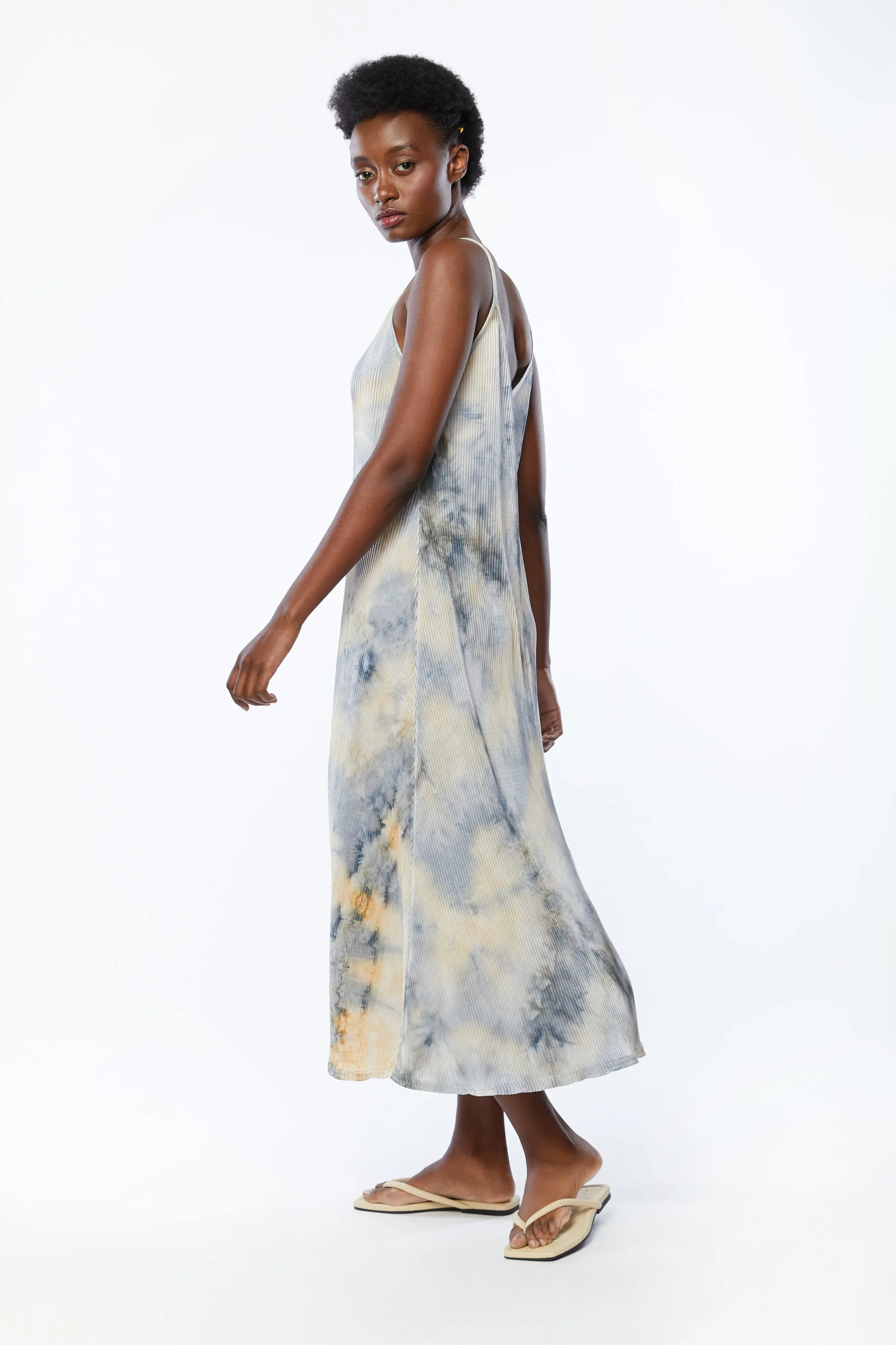 TIE DYE MIDI DRESS sold by OAK AND FORT product image thumbnail 4