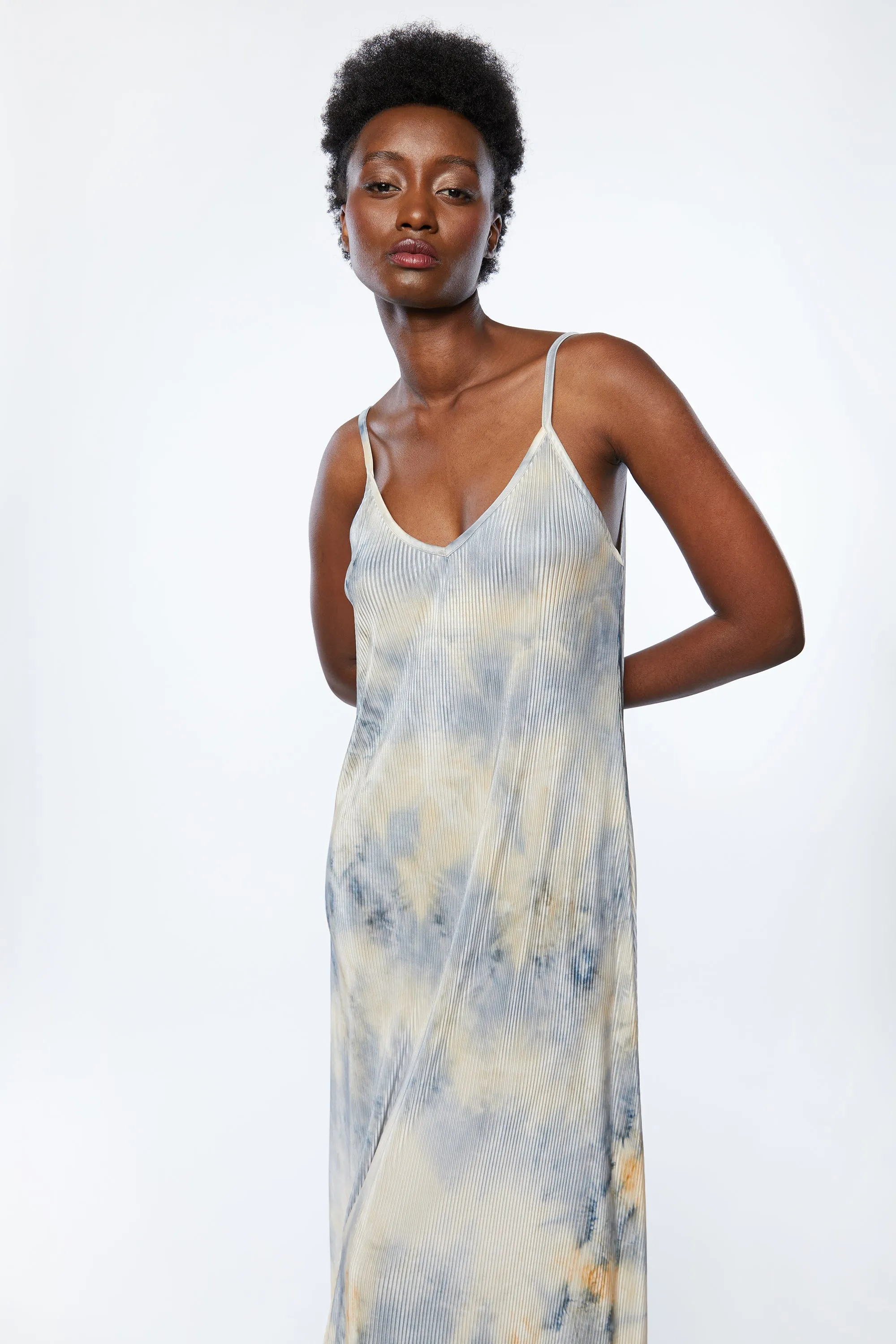TIE DYE MIDI DRESS sold by OAK AND FORT product image thumbnail 2