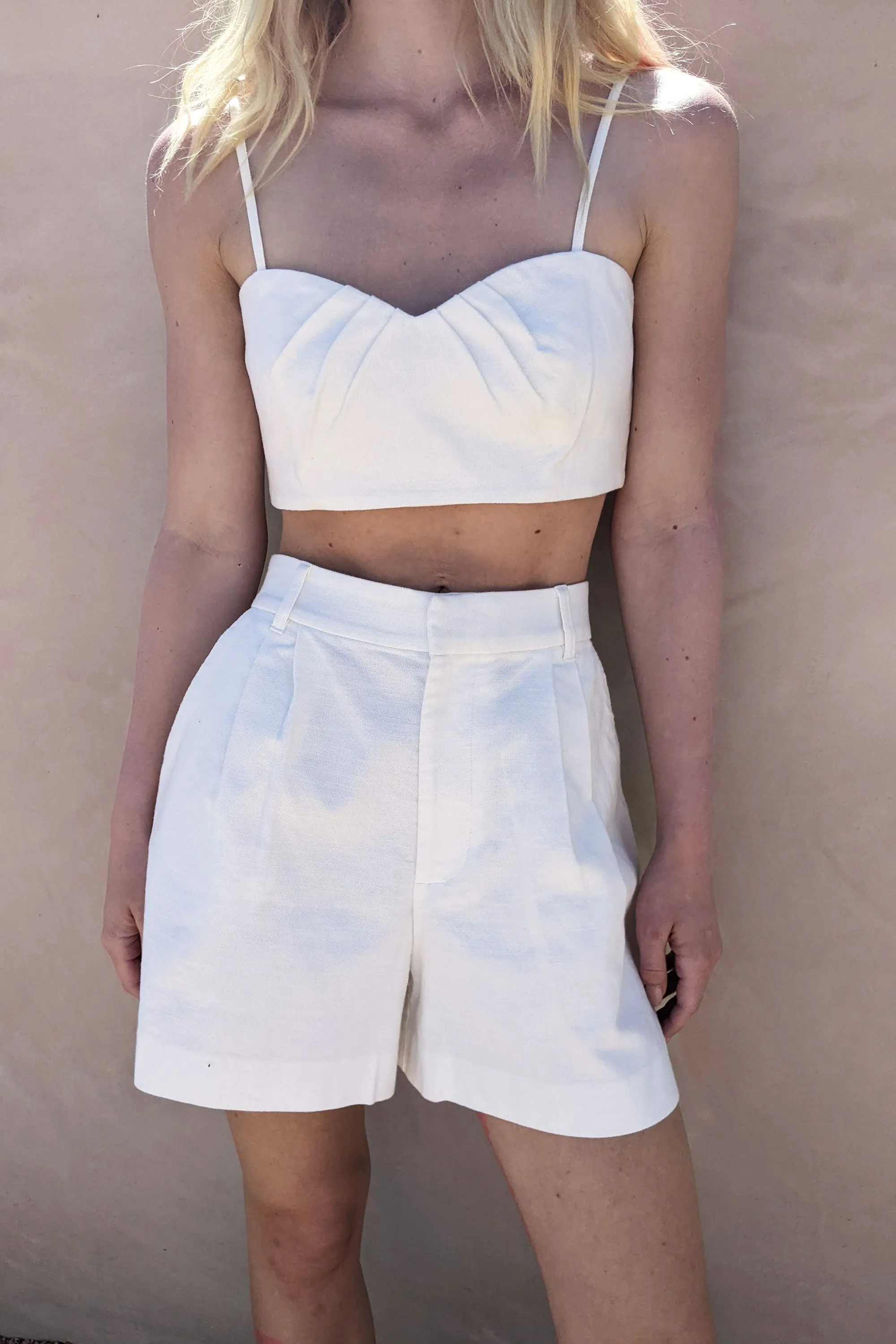 SWEETHEART NECKLINE CROP TOP sold by OAK AND FORT product image thumbnail 2