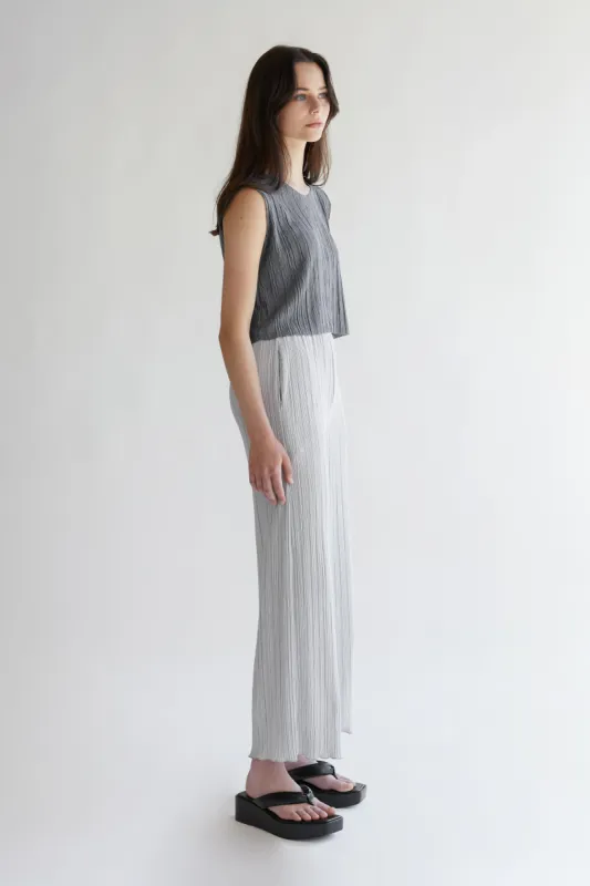 PLEATED CROPPED TANK sold by OAK AND FORT
