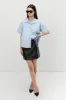 CROPPED SHORT SLEEVE BUTTON UP sold by OAK AND FORT