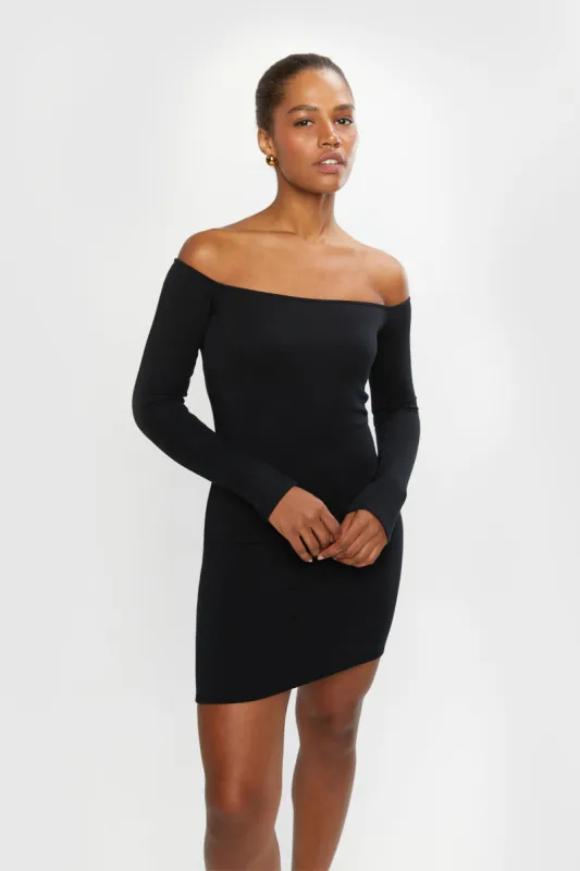 OFF-SHOULDER MINI DRESS sold by OAK AND FORT