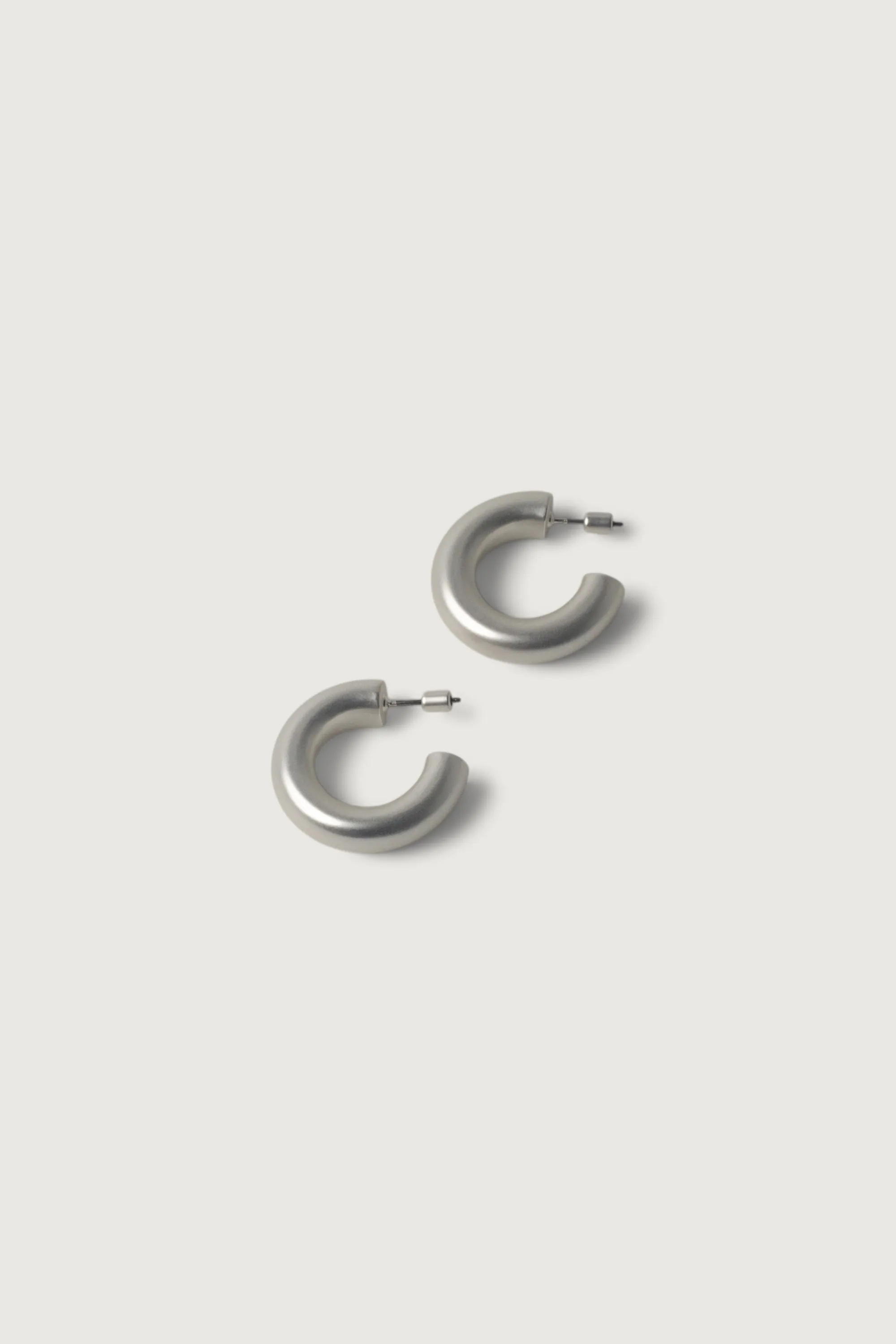 MATTE HOOP EARRING sold by OAK AND FORT product image thumbnail 3