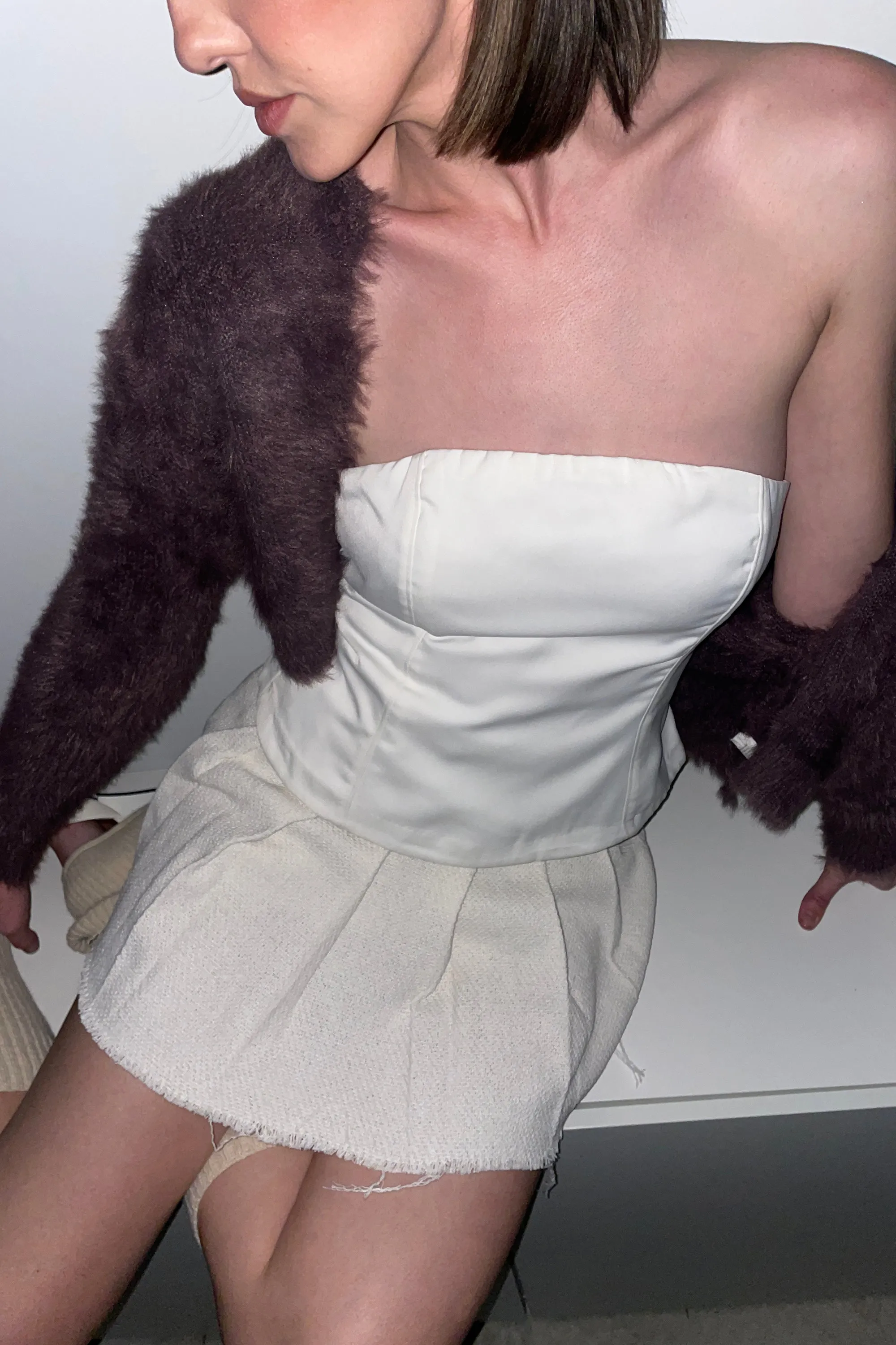 SATIN TUBE TOP sold by OAK AND FORT product image thumbnail 3