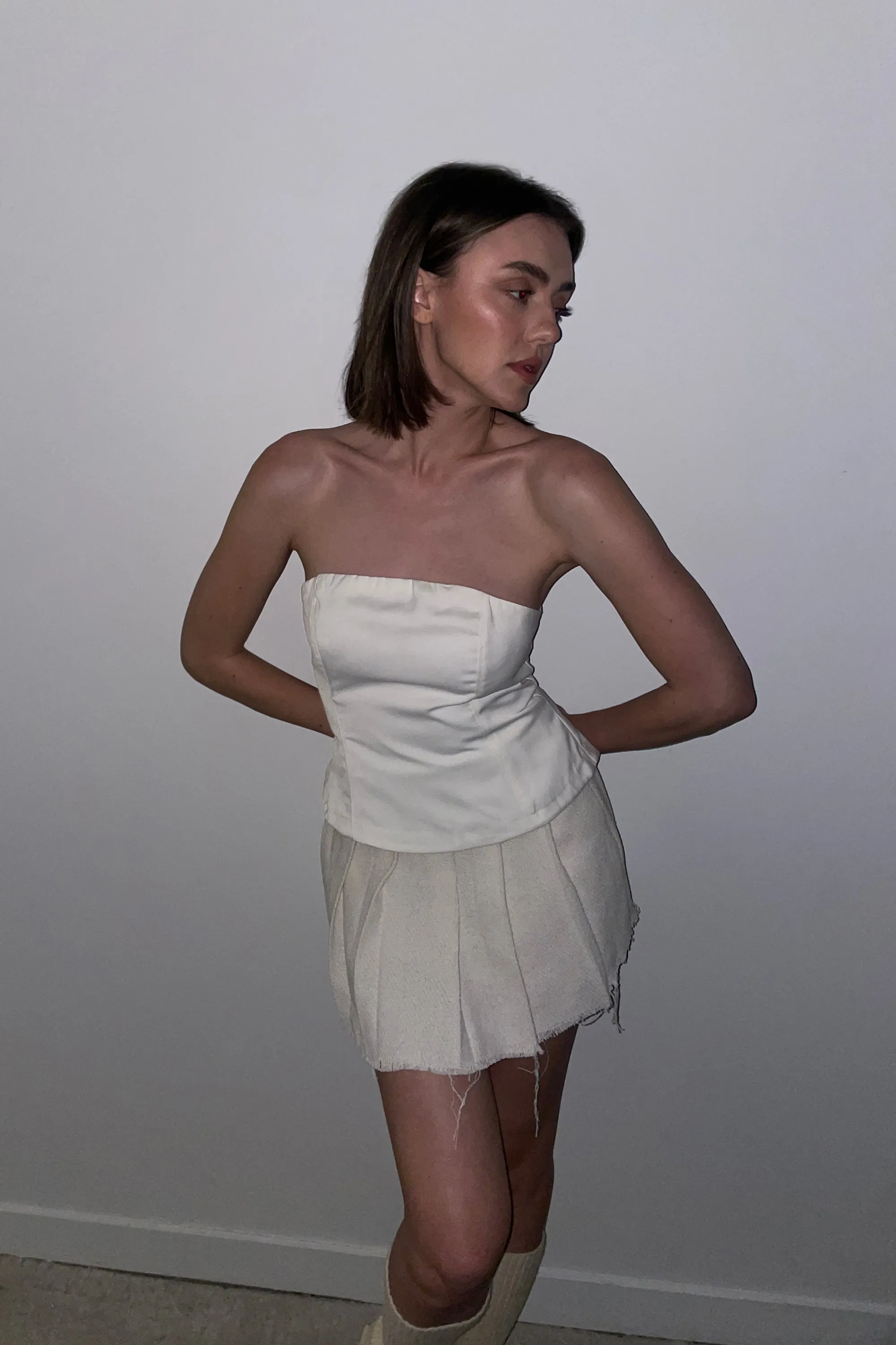 SATIN TUBE TOP sold by OAK AND FORT product image thumbnail 4