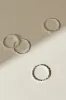 silver TWISTED RING WITH STONES sold by OAK AND FORT