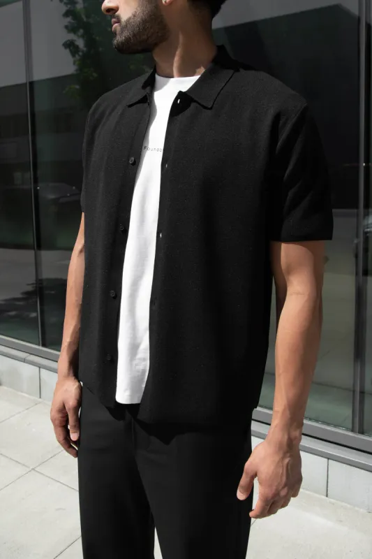 SHORT SLEEVE BUTTON UP SWEATER sold by OAK AND FORT