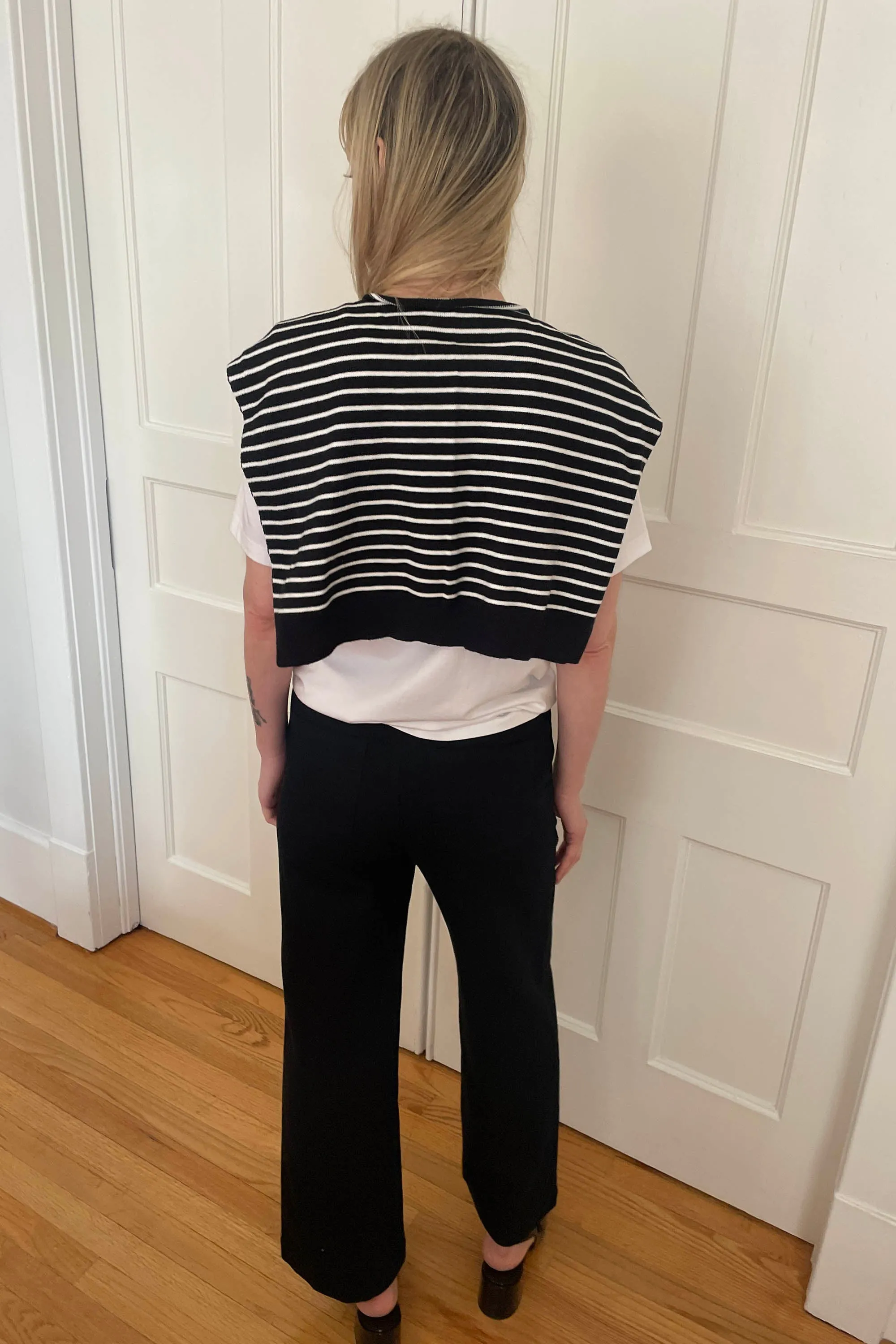 STRIPED CARDIGAN EFFECT SCARF sold by OAK AND FORT product image thumbnail 5