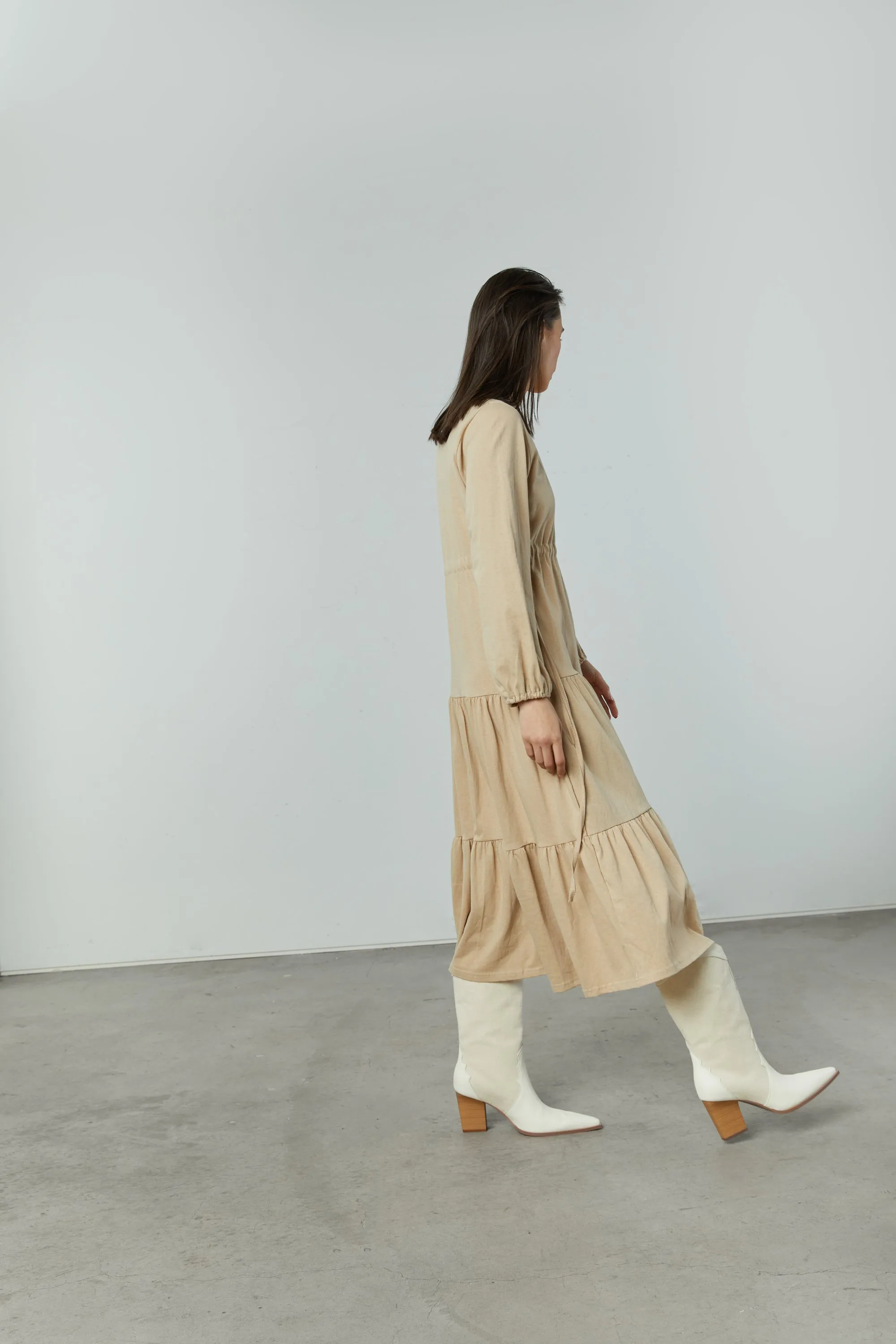 TIERED MIDI DRESS sold by OAK AND FORT product image thumbnail 4
