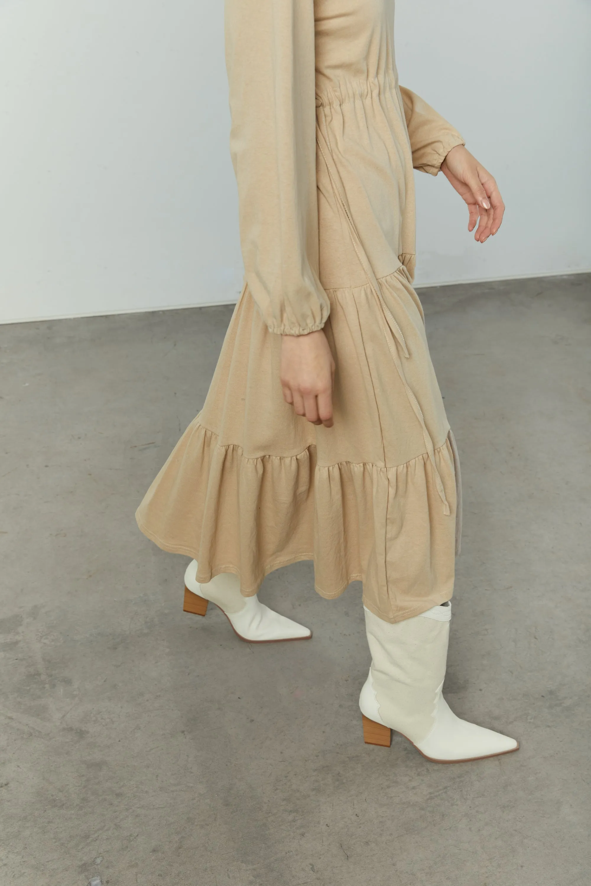 TIERED MIDI DRESS sold by OAK AND FORT product image thumbnail 3